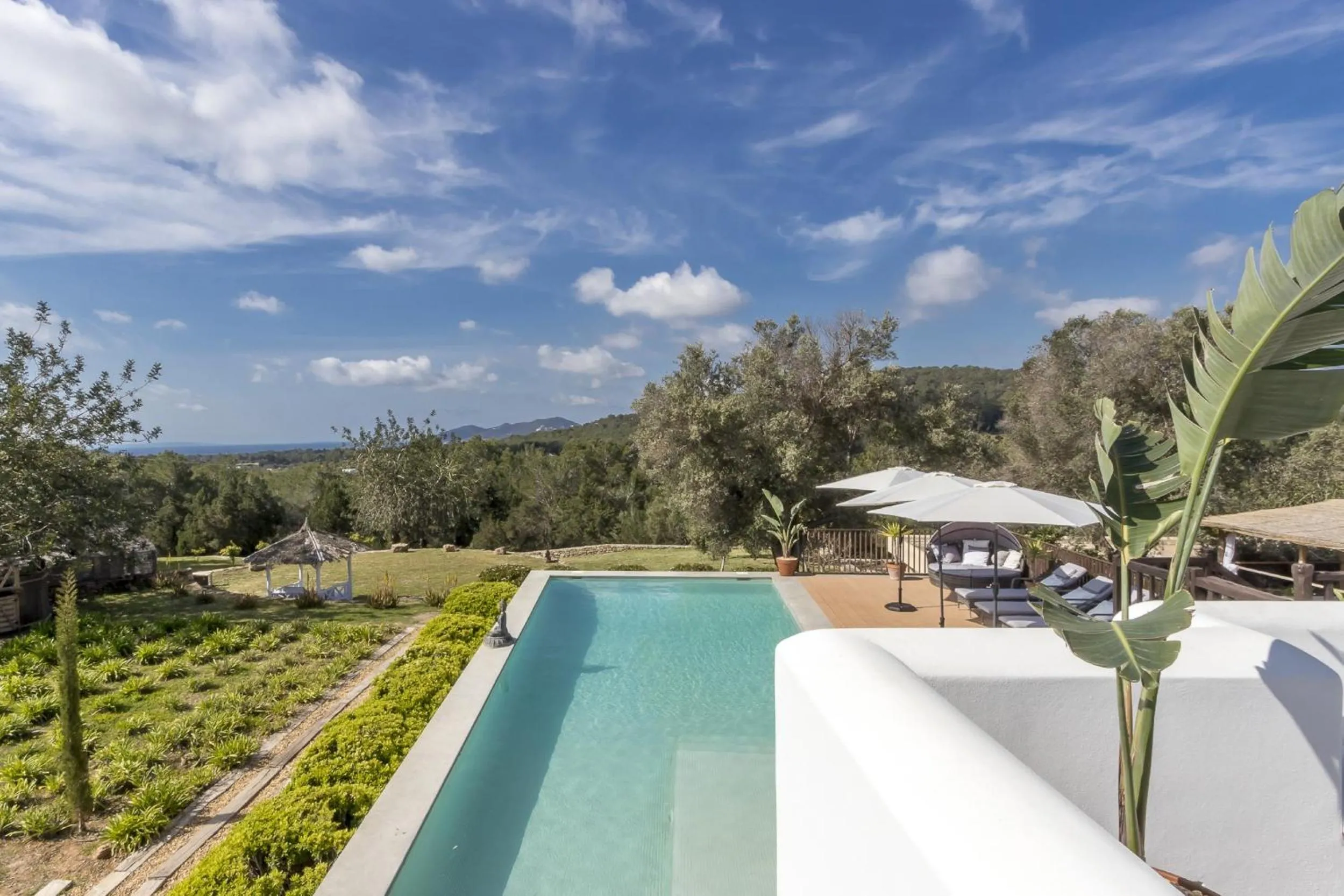 Property building in Ravishing Ibiza Villa Cel Blau 9 Bedrooms Private Pool & Beautiful
