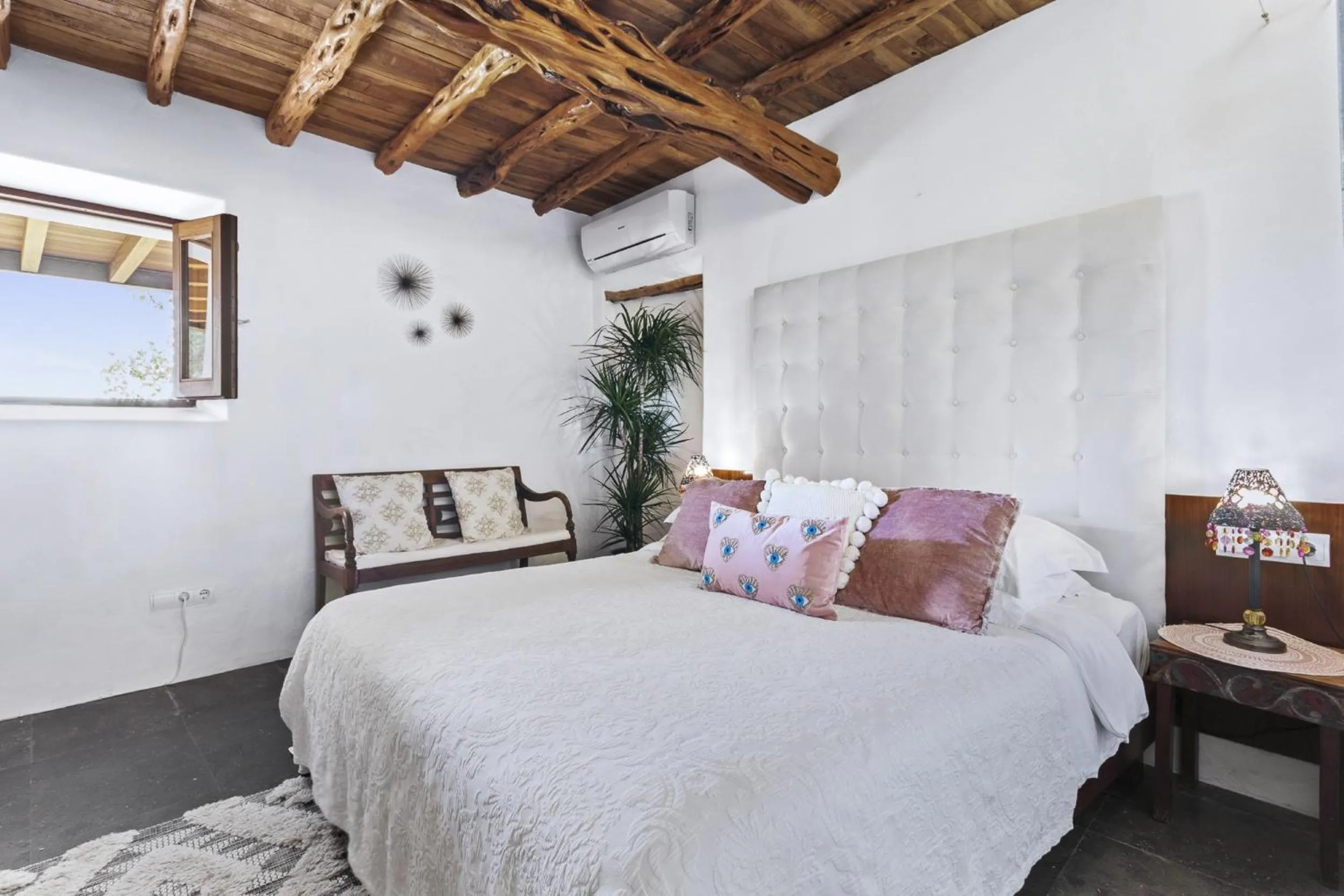 Property building, Bed in Ravishing Ibiza Villa Cel Blau 9 Bedrooms Private Pool & Beautiful