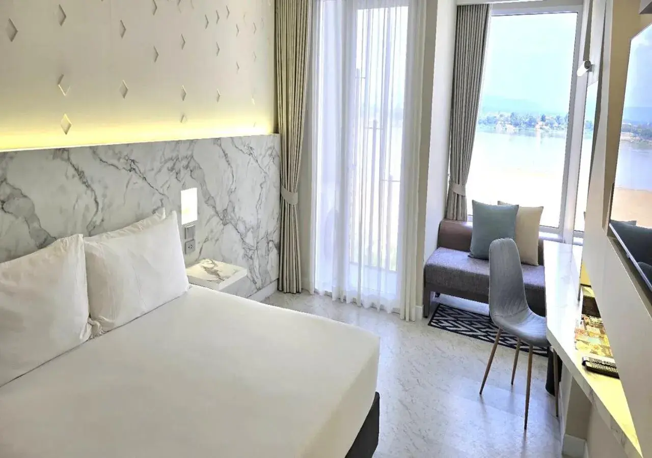 View (from property/room), Bed in VELA Dhi Nakhon Phanom View (from property/room), Bed in VELA Dhi Nakhon Phanom