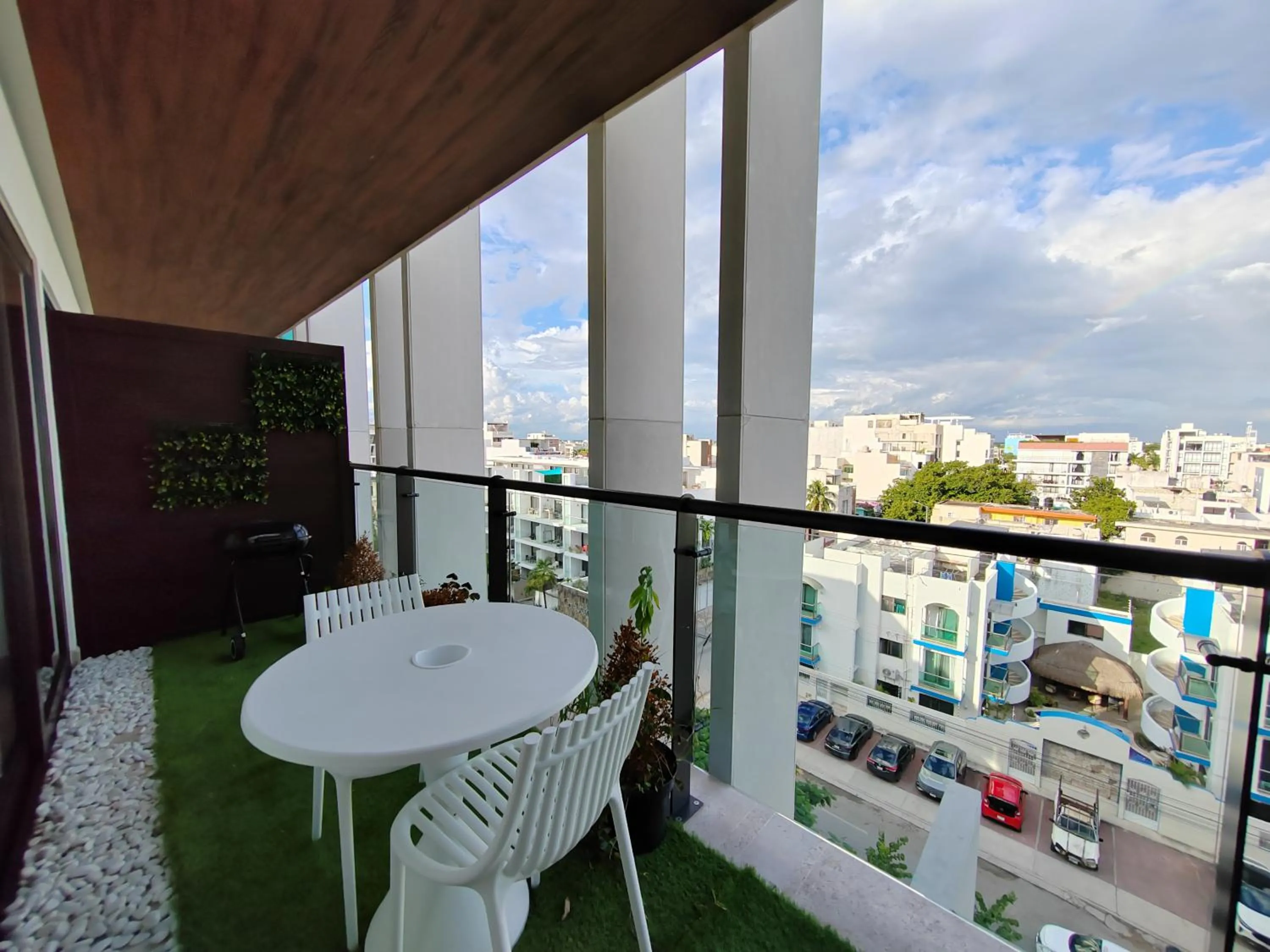 Balcony/Terrace in New & Equipped Apartment Steps From The Beach With Pool Jacuzzi By Yeah