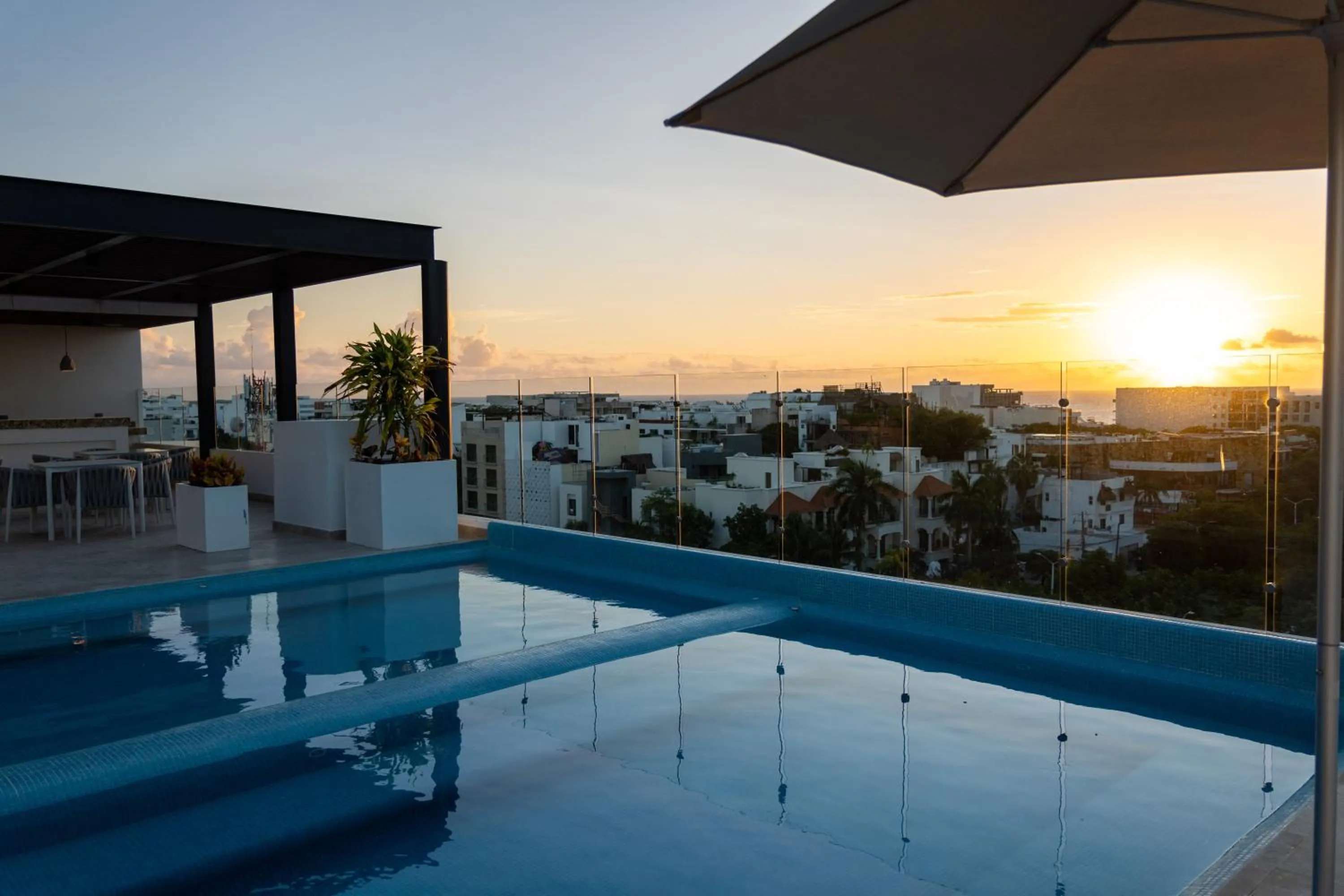 Balcony/Terrace in New & Equipped Apartment Steps From The Beach With Pool Jacuzzi By Yeah