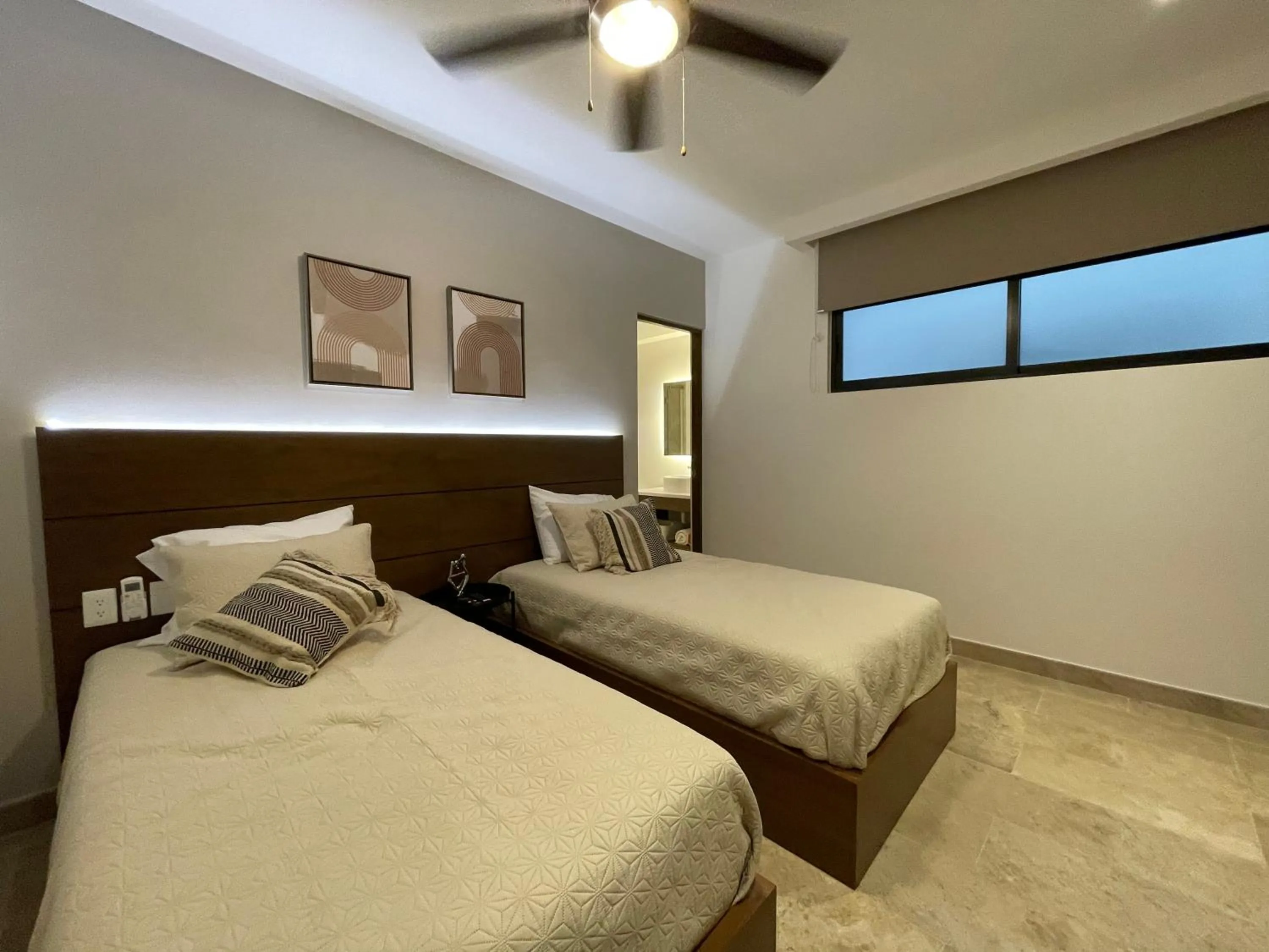 Bedroom, Bed in New & Equipped Apartment Steps From The Beach With Pool Jacuzzi By Yeah