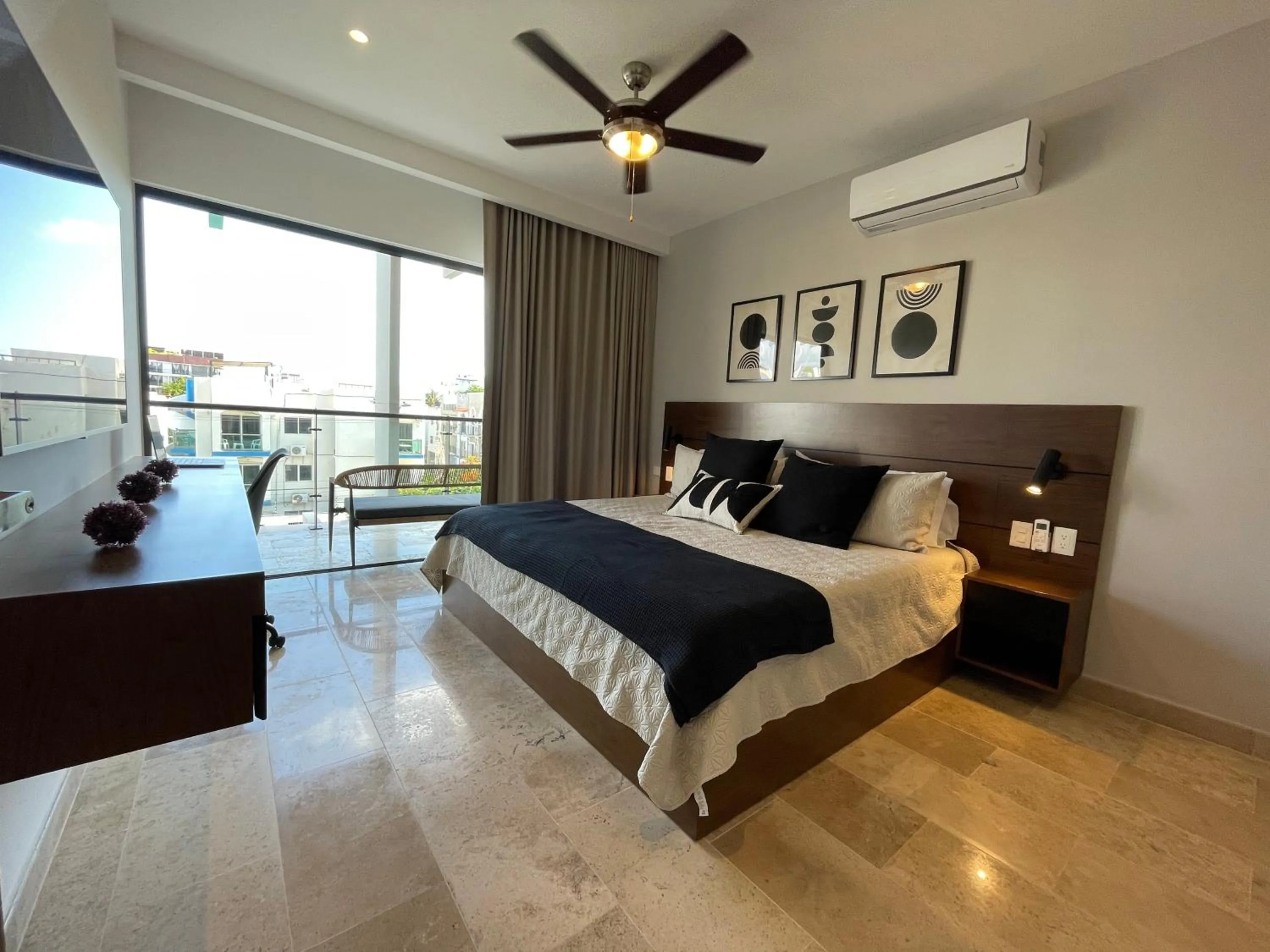 Photo of the whole room, Bed in New & Equipped Apartment Steps From The Beach With Pool Jacuzzi By Yeah