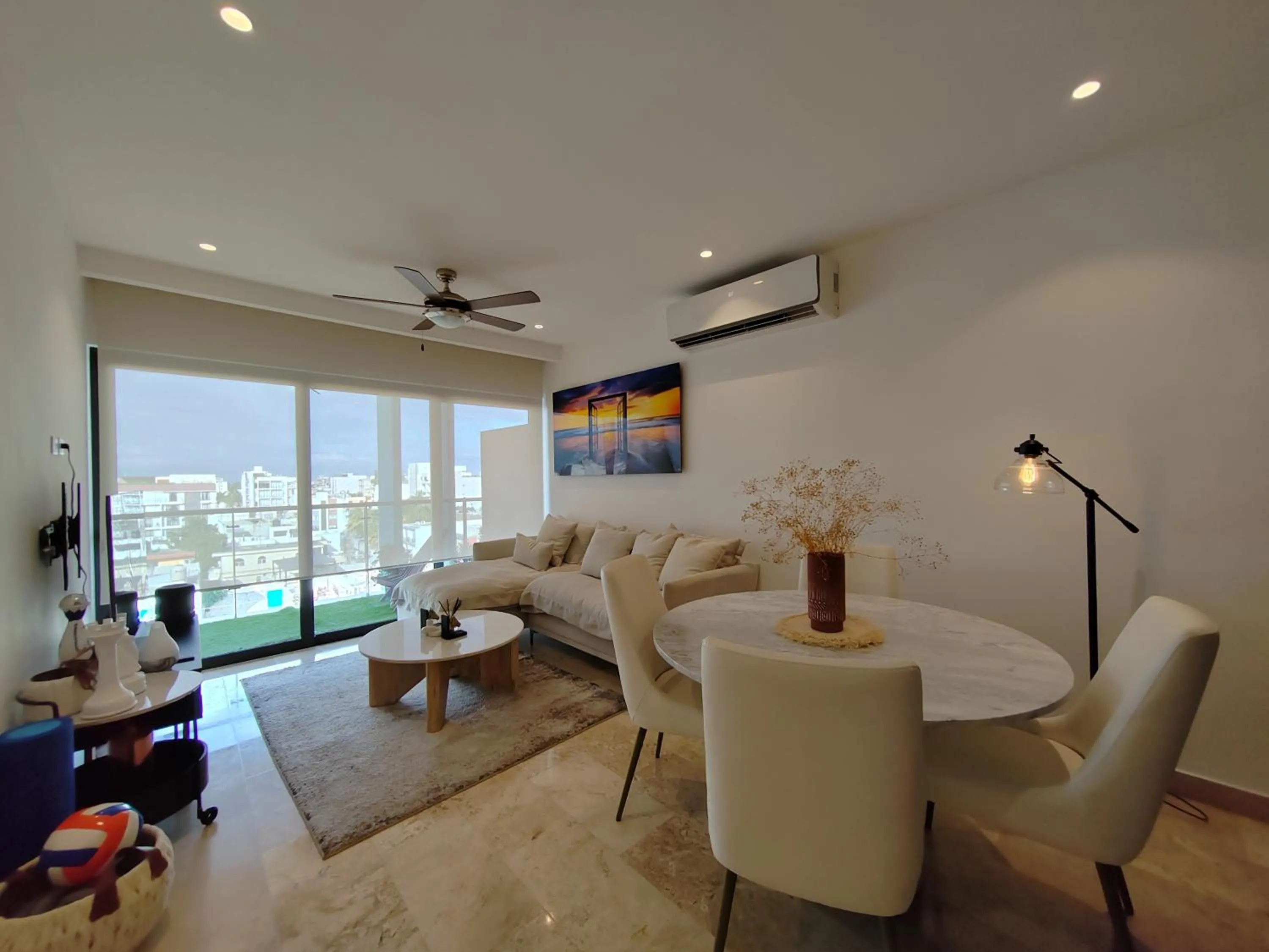 TV and multimedia in New & Equipped Apartment Steps From The Beach With Pool Jacuzzi By Yeah