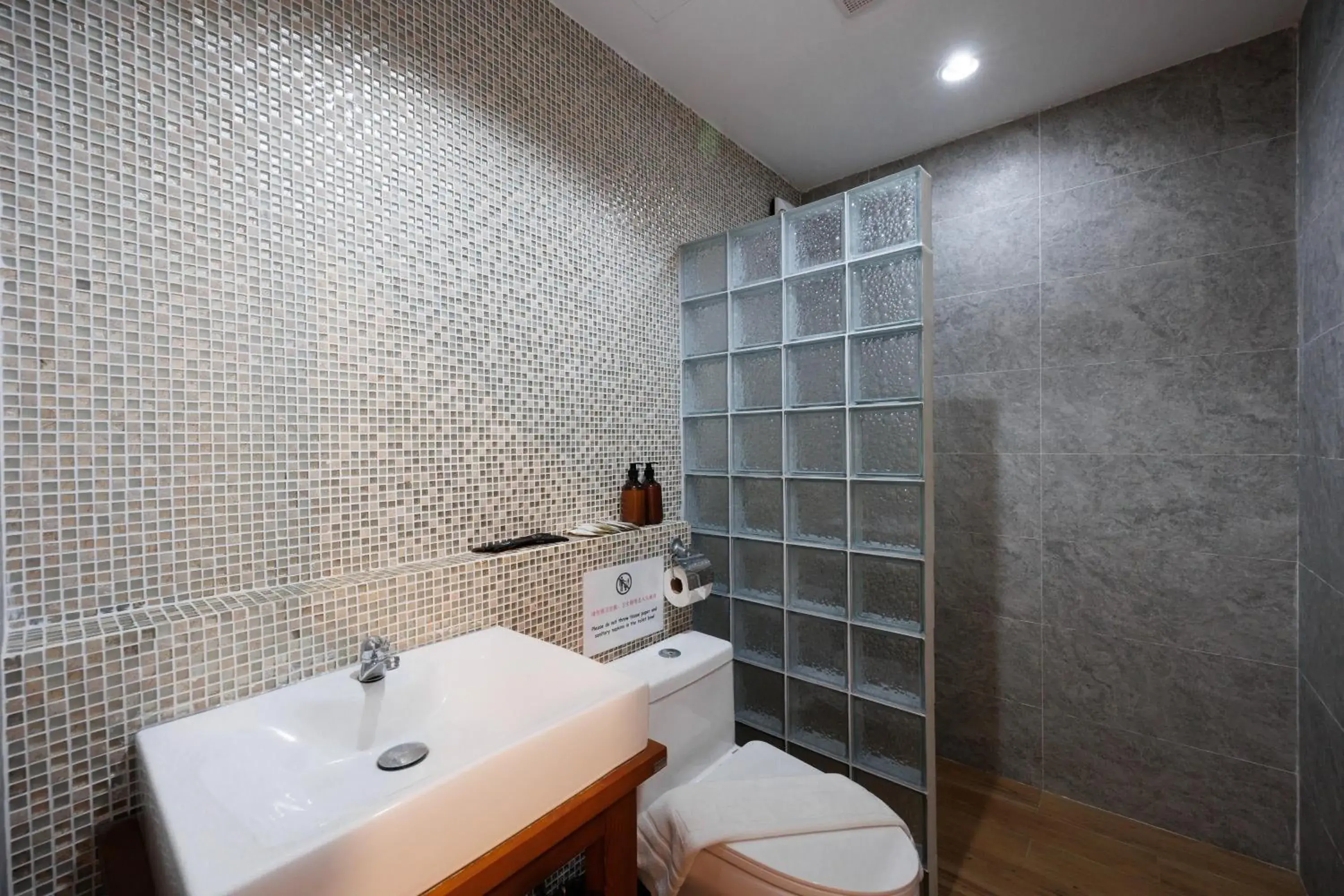 Bathroom in La Vista Patong Hotel Bathroom in La Vista Patong Hotel