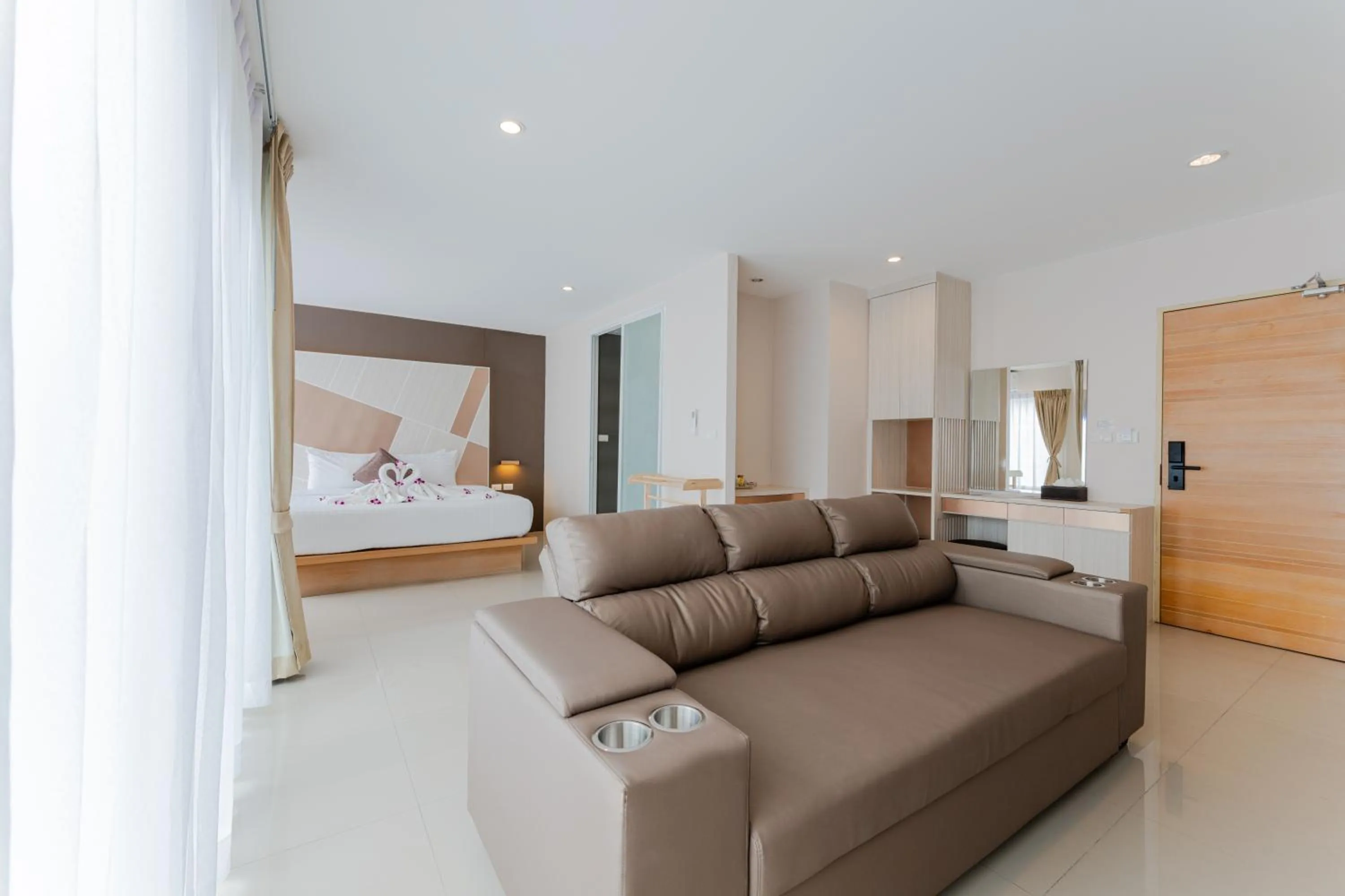 Bed in La Vista Patong Hotel