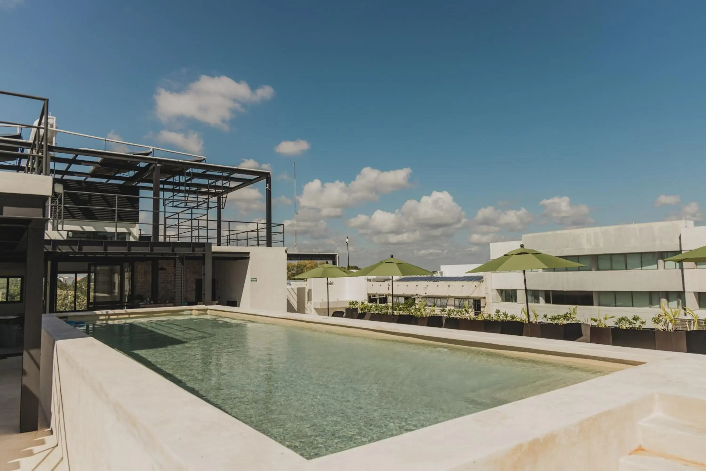 Swimming pool in Caleta Hostel Rooftop & Pool Swimming pool in Caleta Hostel Rooftop & Pool