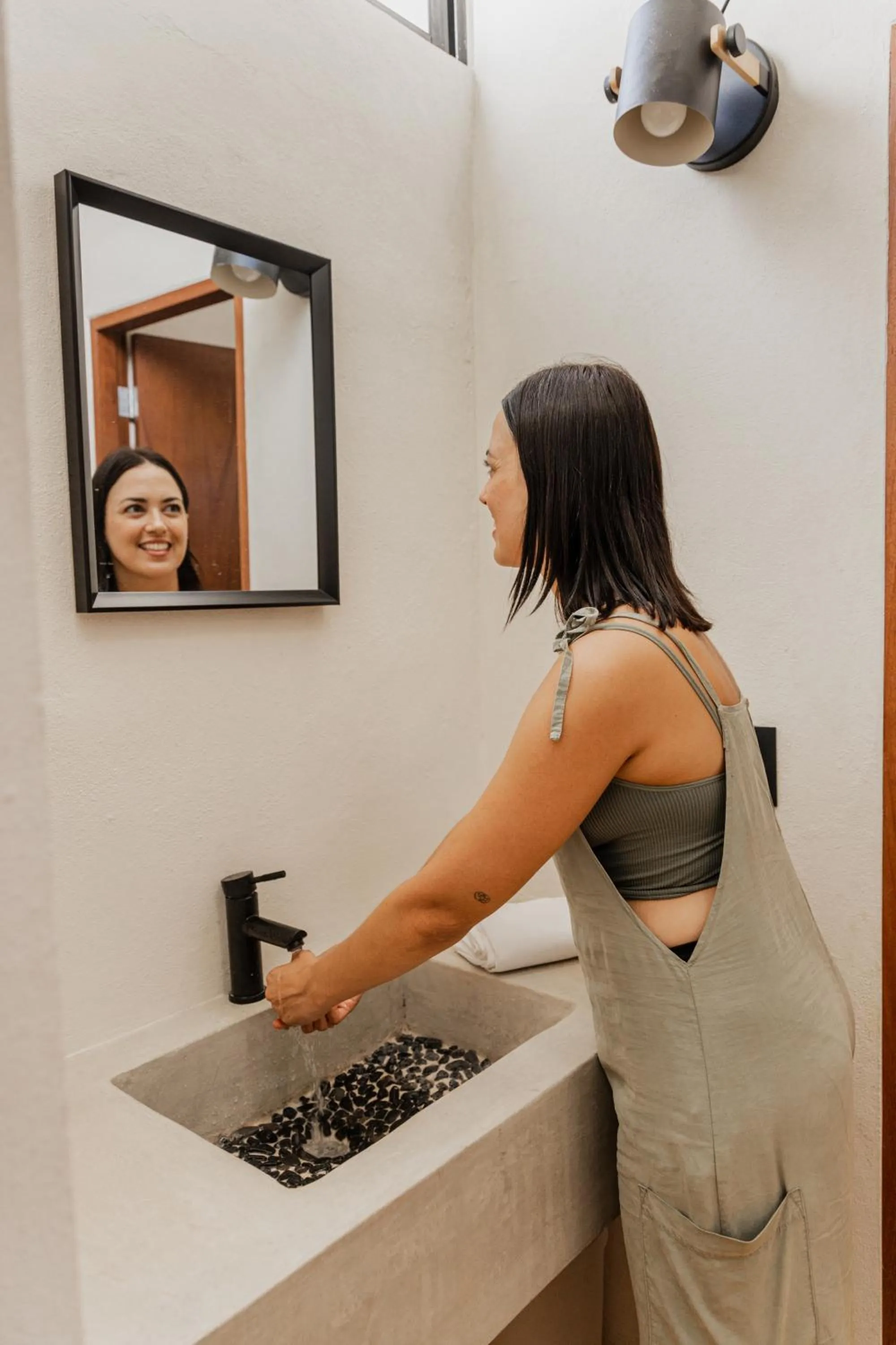 People in Caleta Hostel Rooftop & Pool