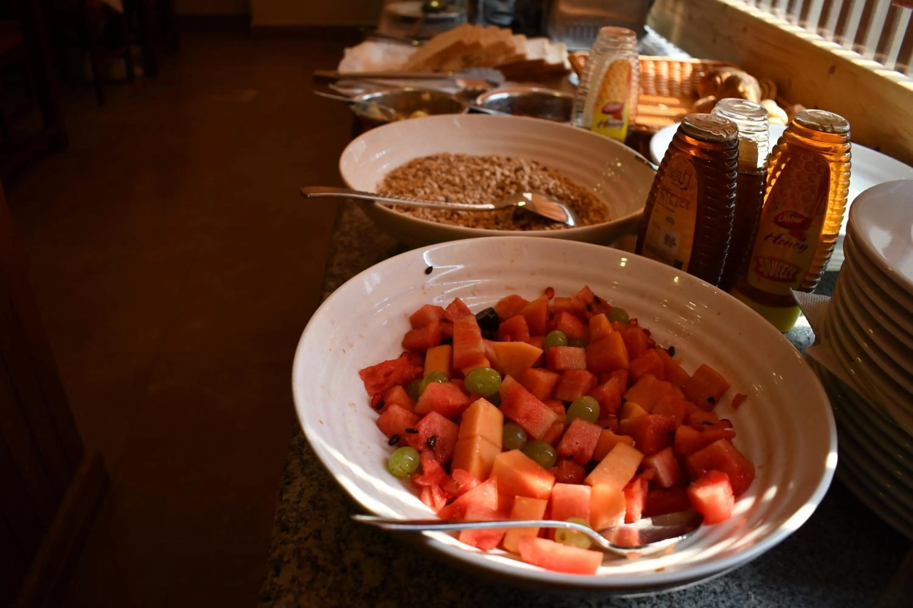 Breakfast in Hotel Fewa Camp