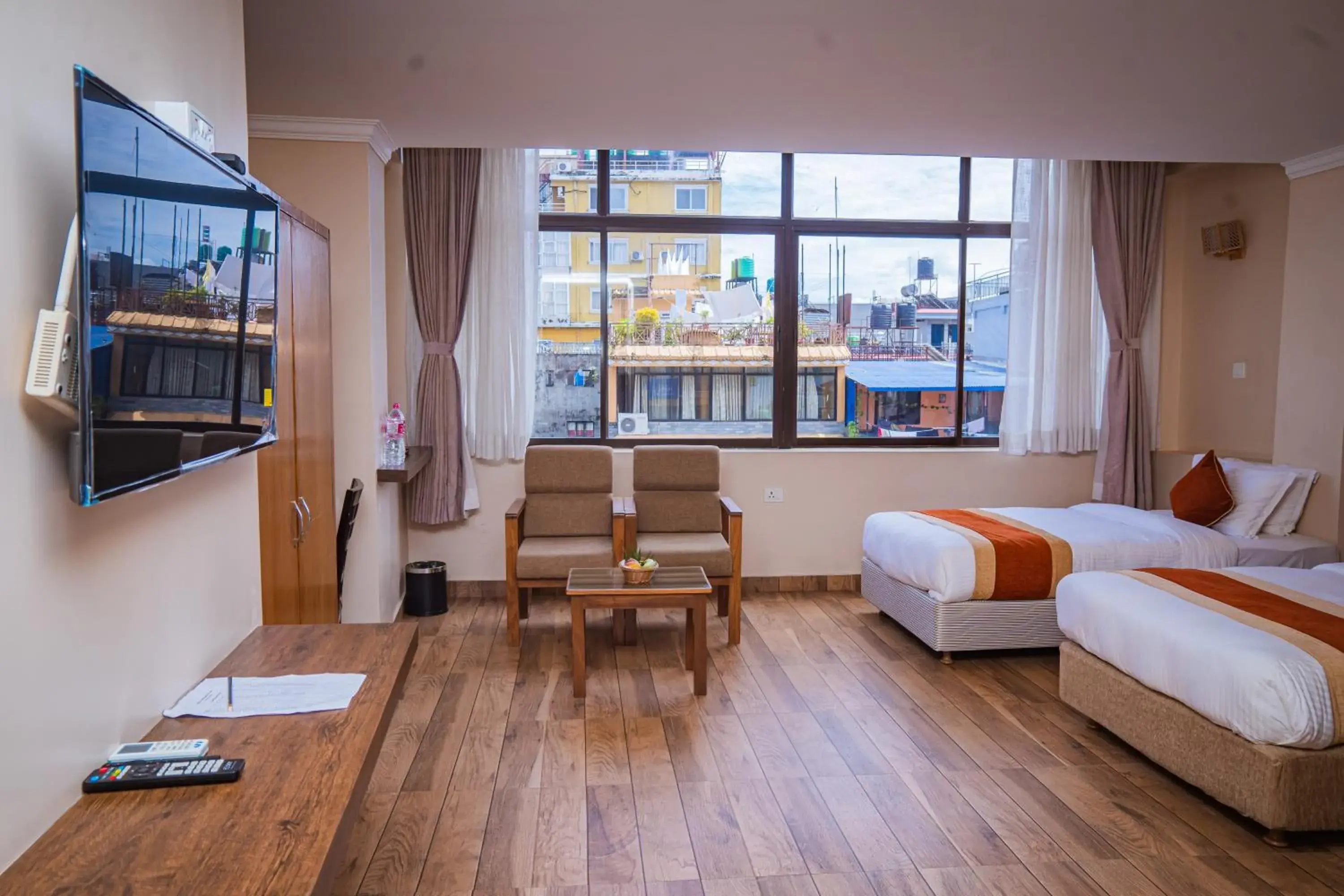 Bed in Hotel Fewa Camp Bed in Hotel Fewa Camp