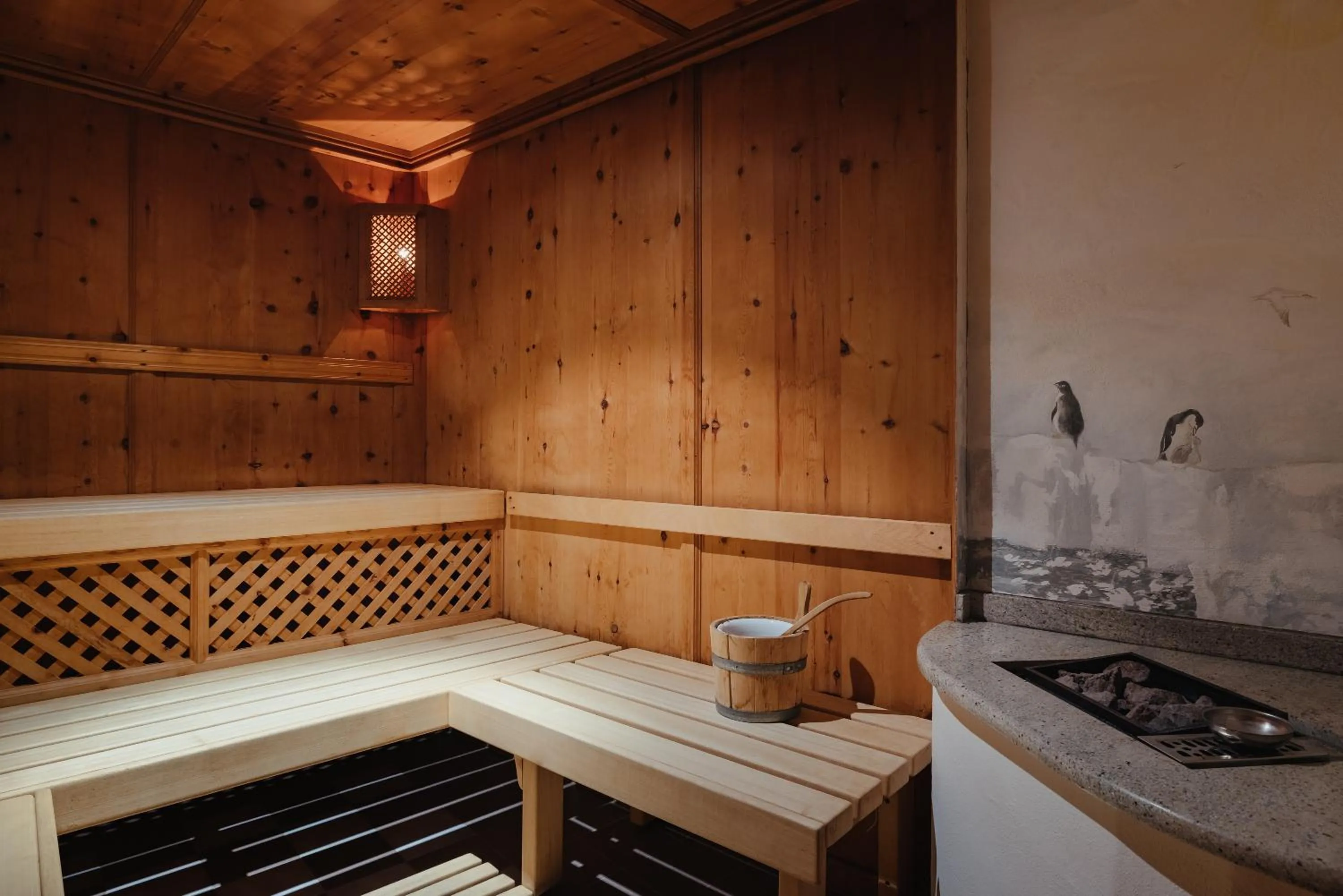 Sauna in Oberaldoss Residence Wellness