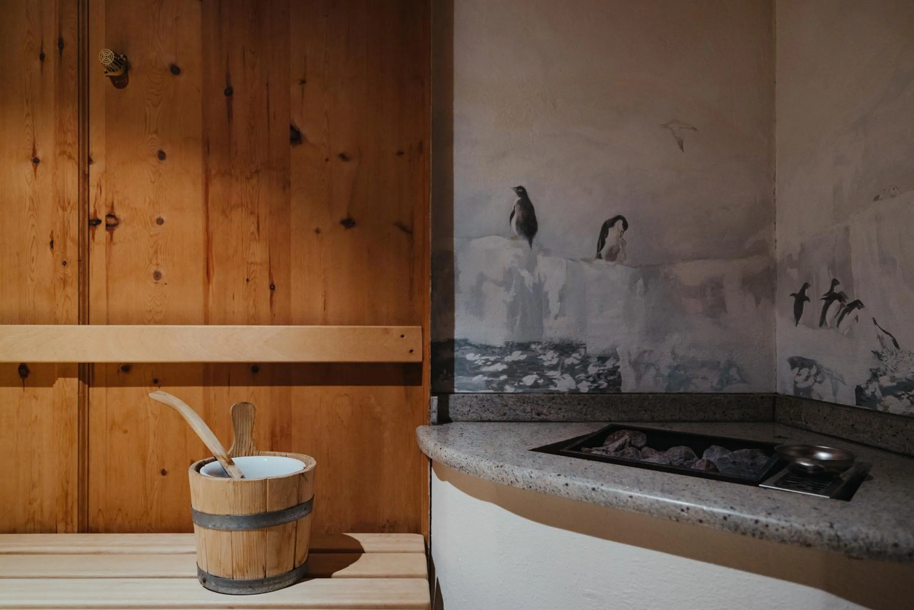Sauna in Oberaldoss Residence Wellness