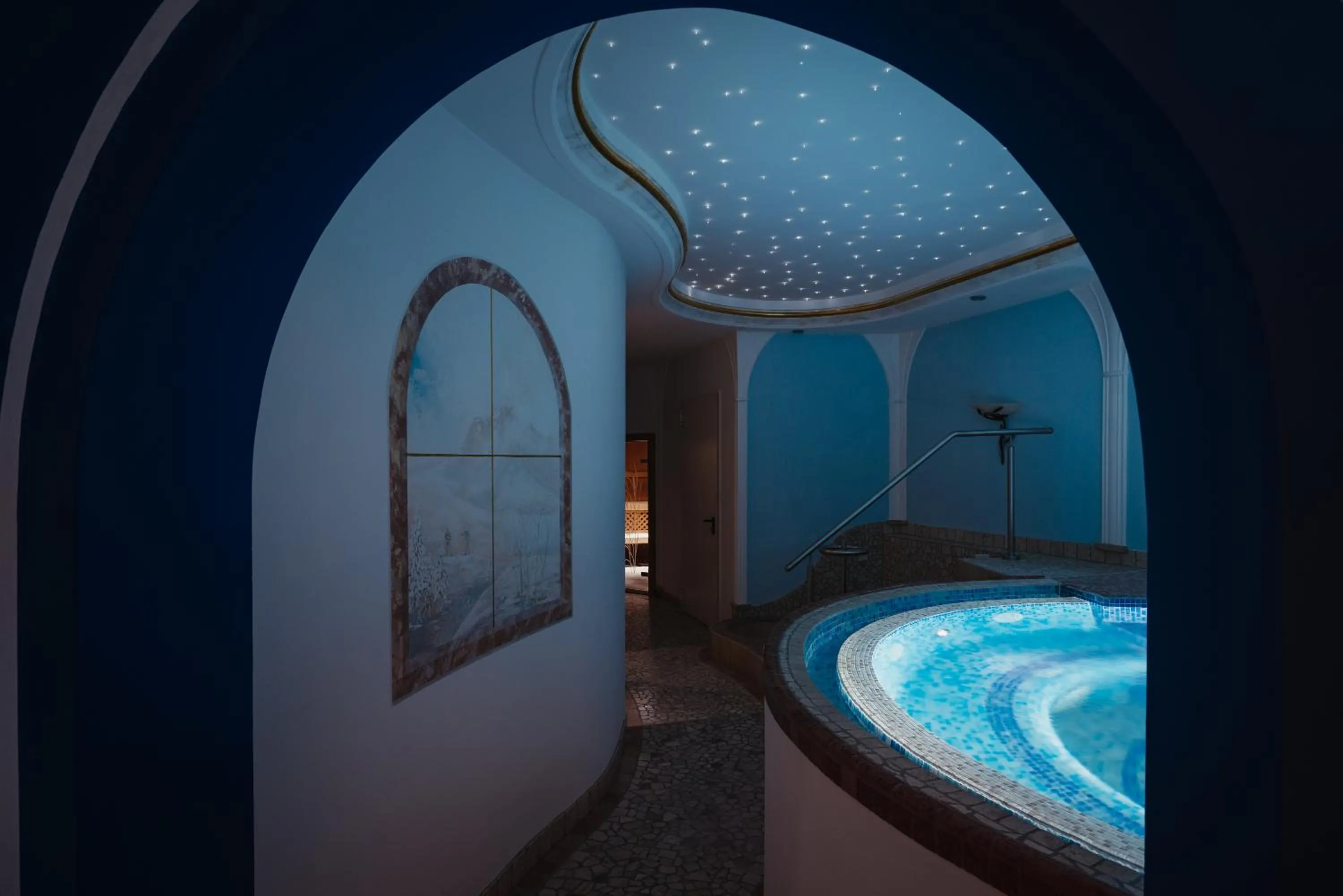 Hot Tub in Oberaldoss Residence Wellness