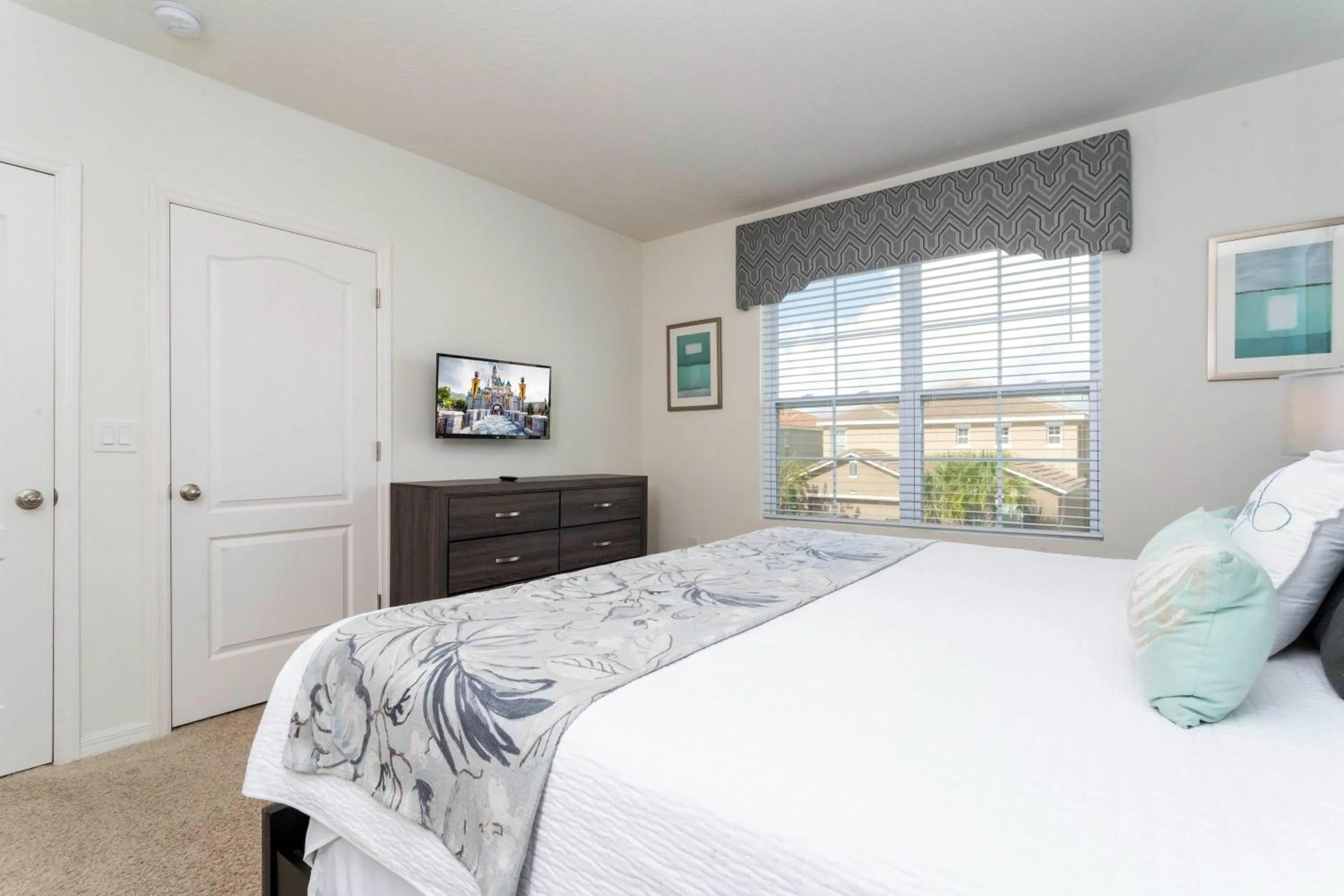 Bed in Marvelous 7 Bd w/ Pool Close to Disney @ Solterra 6086