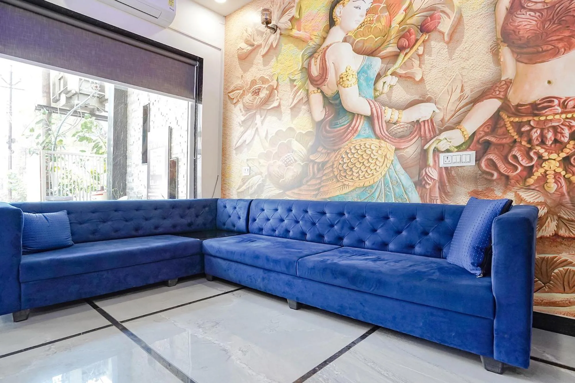 Lobby or reception in FabHotel Sirtaj Suits