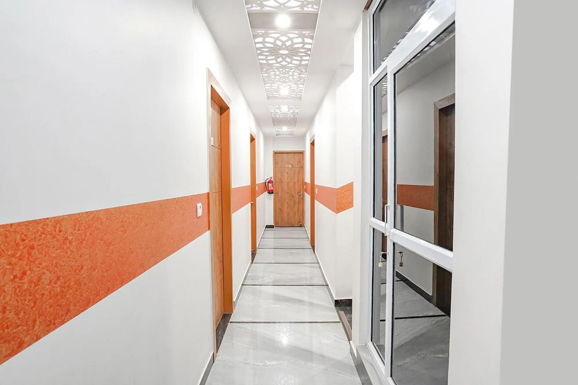 Lobby or reception in FabHotel Sirtaj Suits