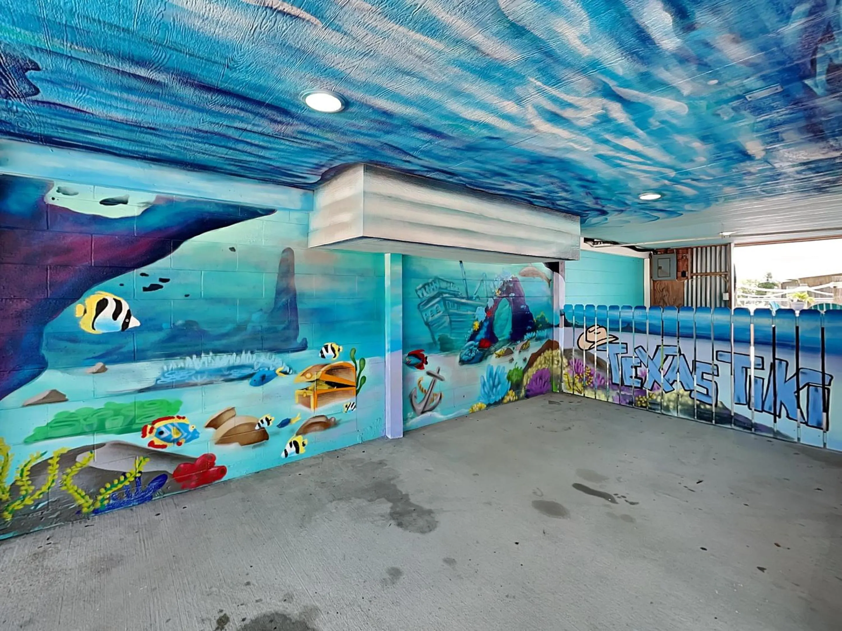 Property building in Texas Tiki