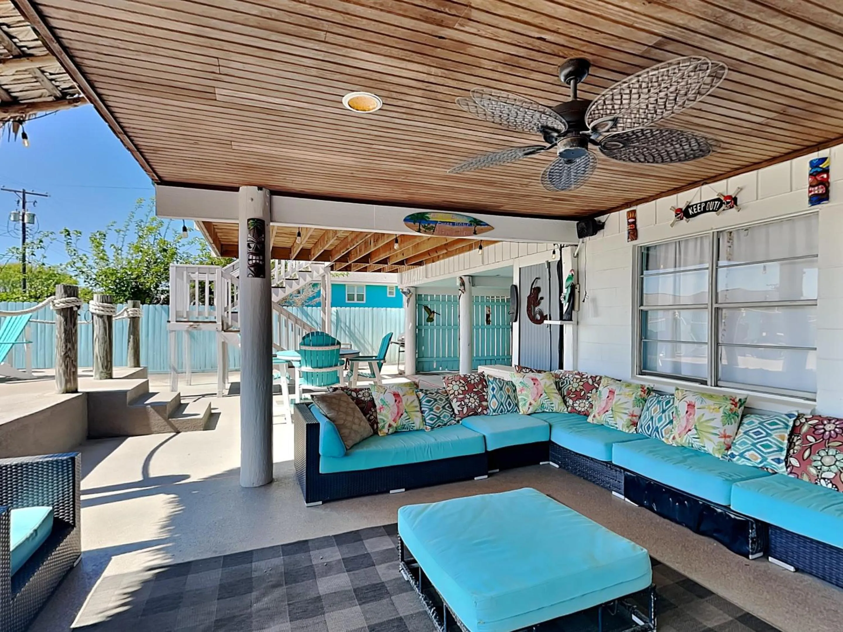 Property building in Texas Tiki