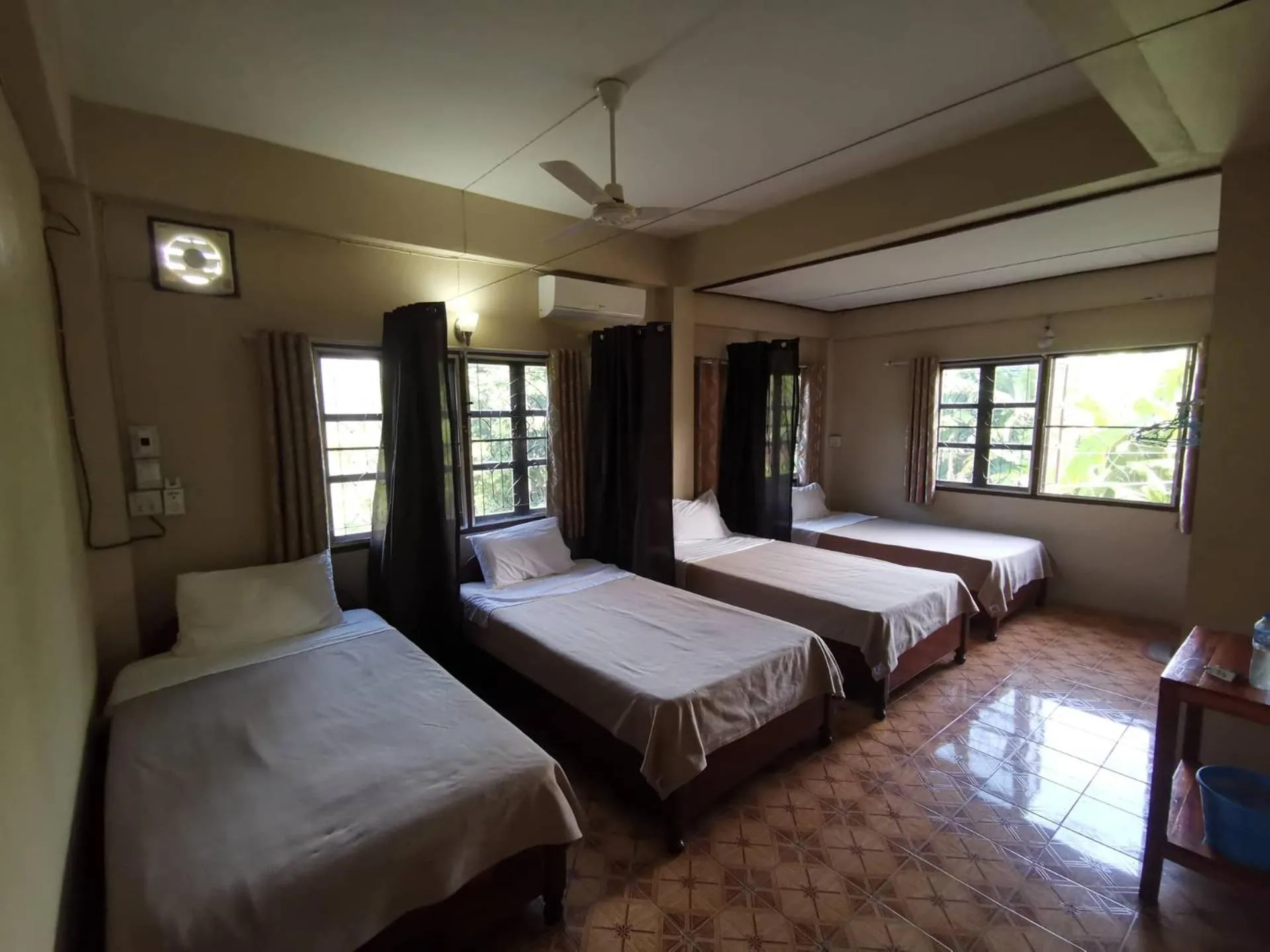 Bed in Manilath guesthouse