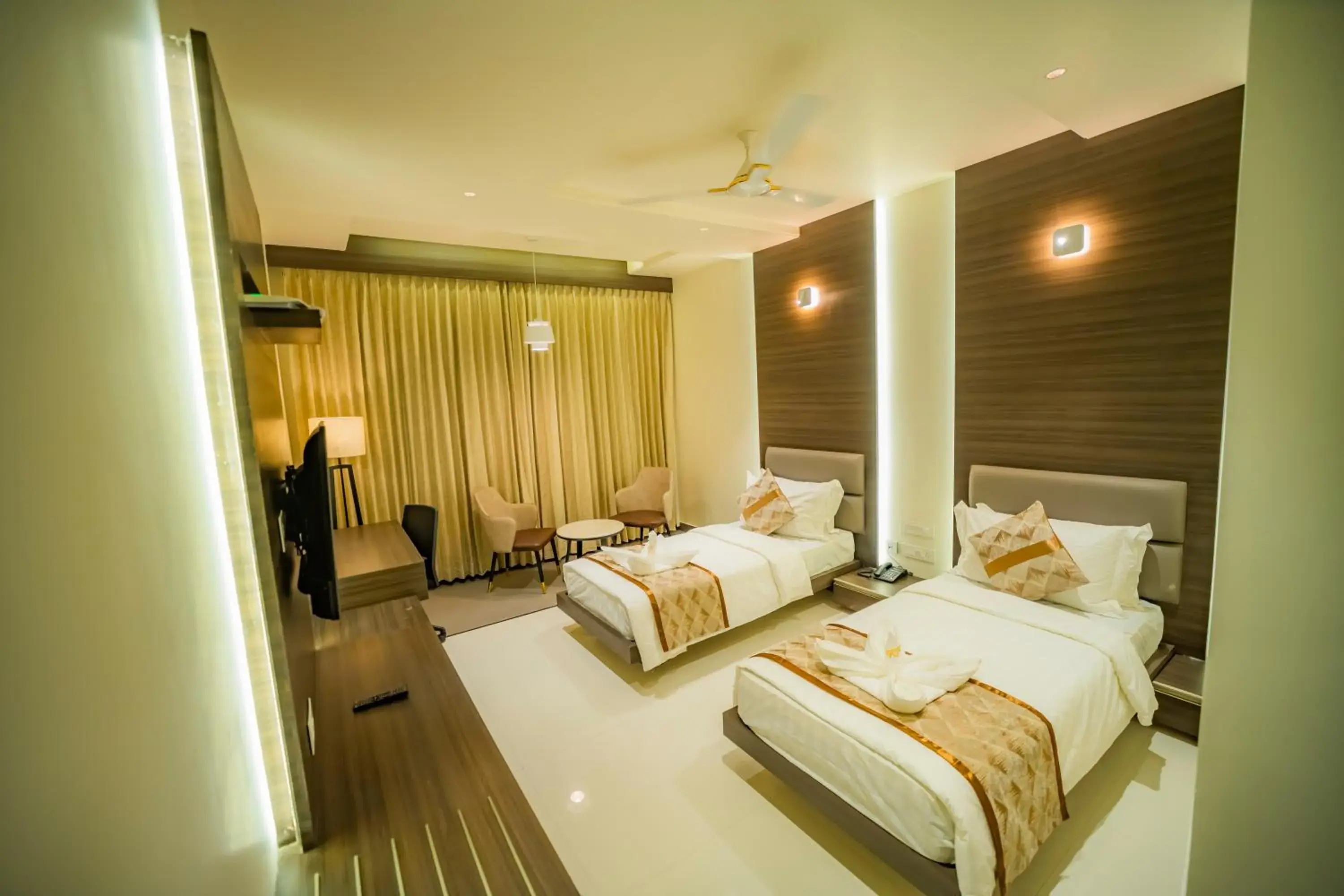 Bed in Kyriad Prestige Ilkal Bed in Kyriad Prestige Ilkal