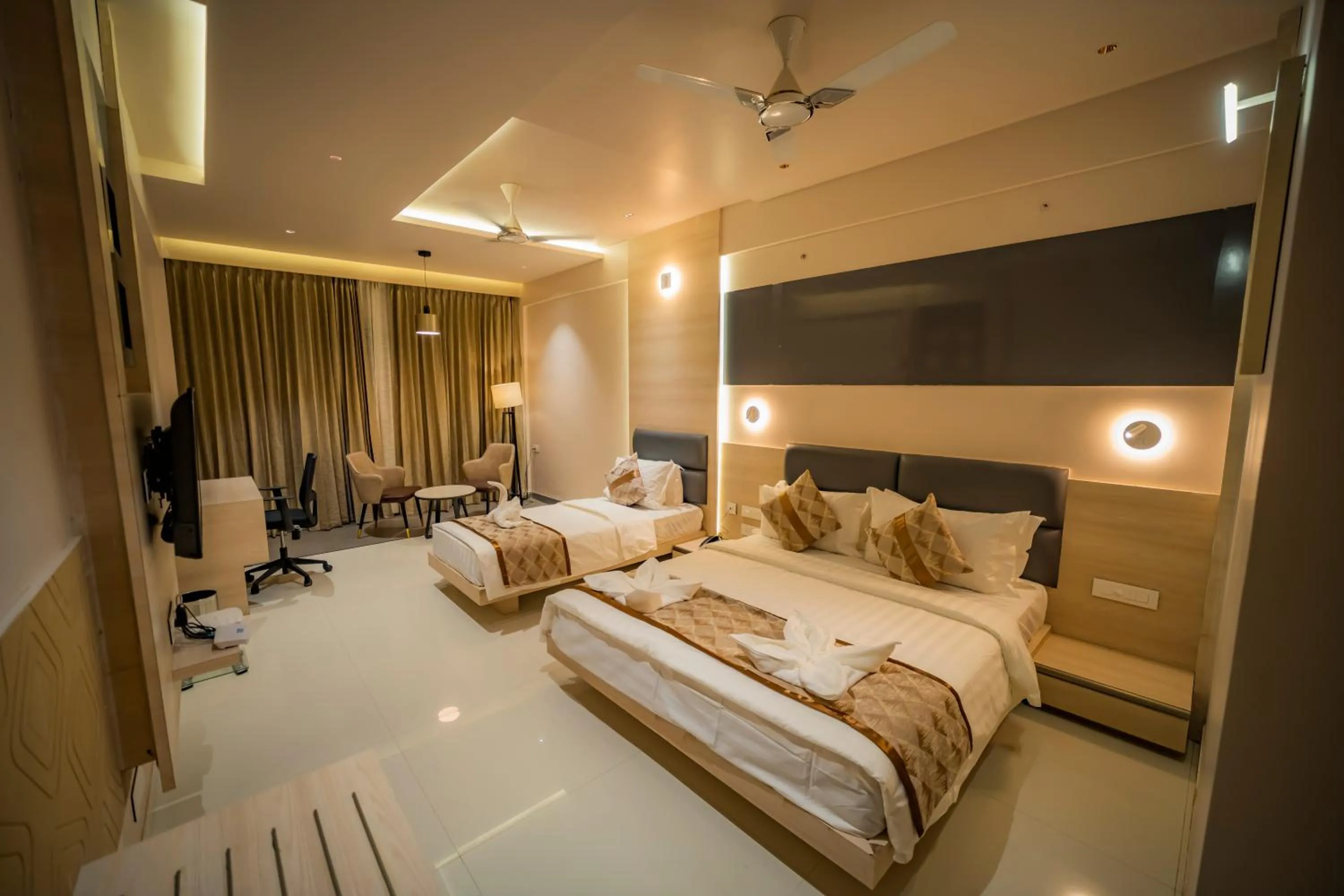 Bed in Kyriad Prestige Ilkal