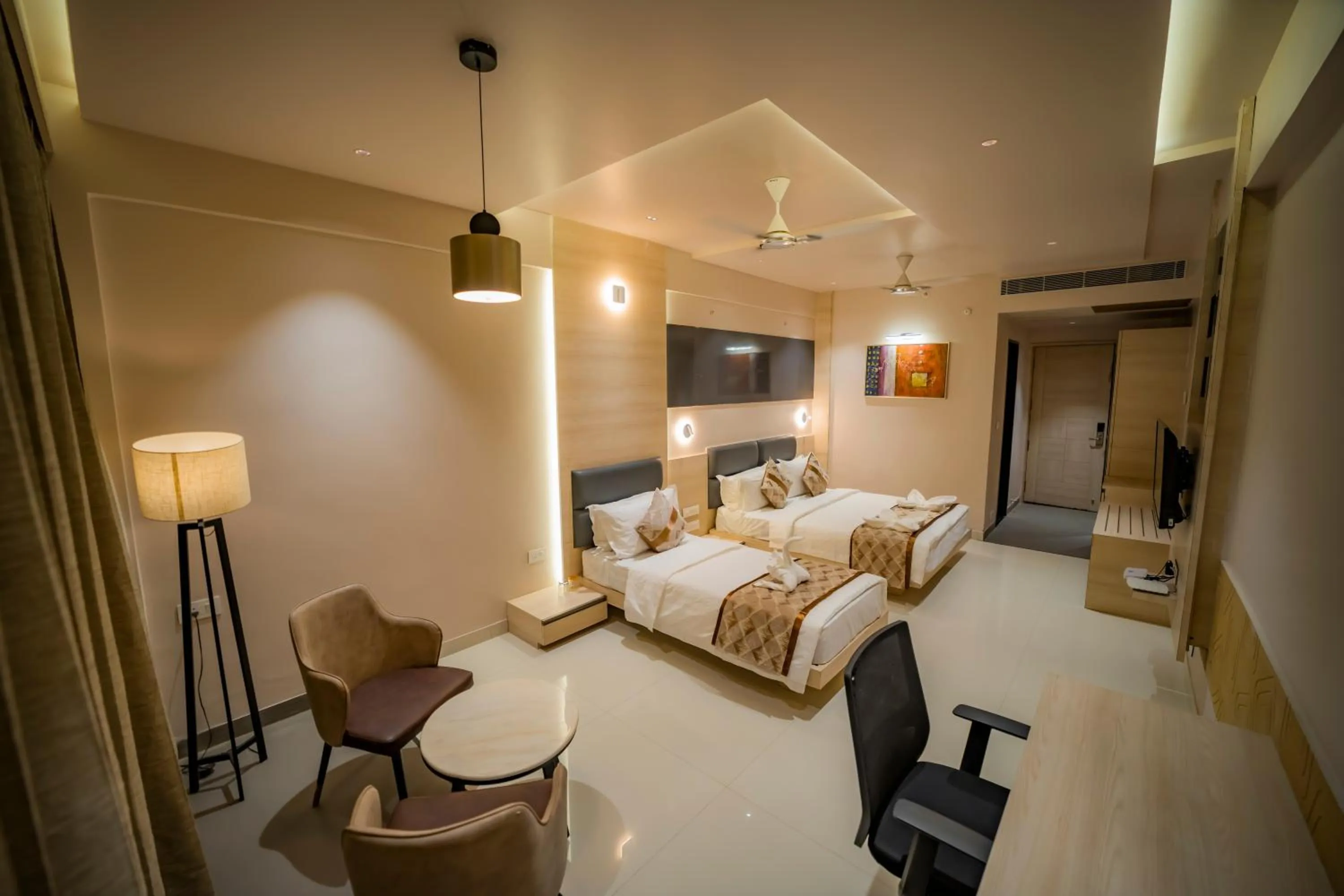 Bed in Kyriad Prestige Ilkal