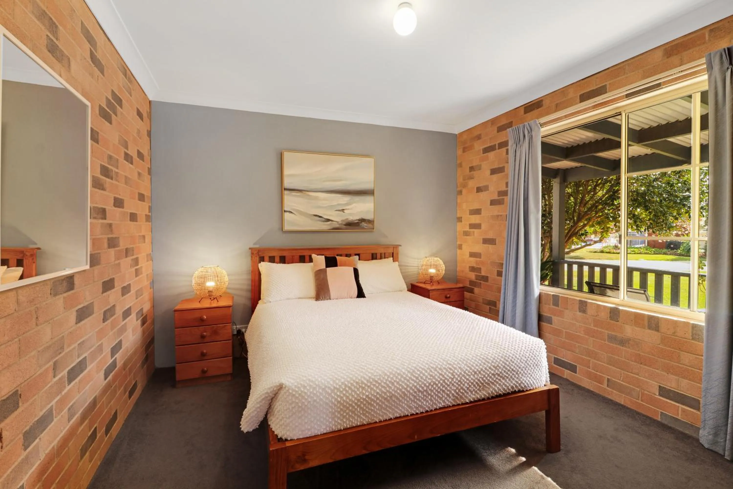 Bedroom, Bed in Greenvale Holiday Units Mansfield