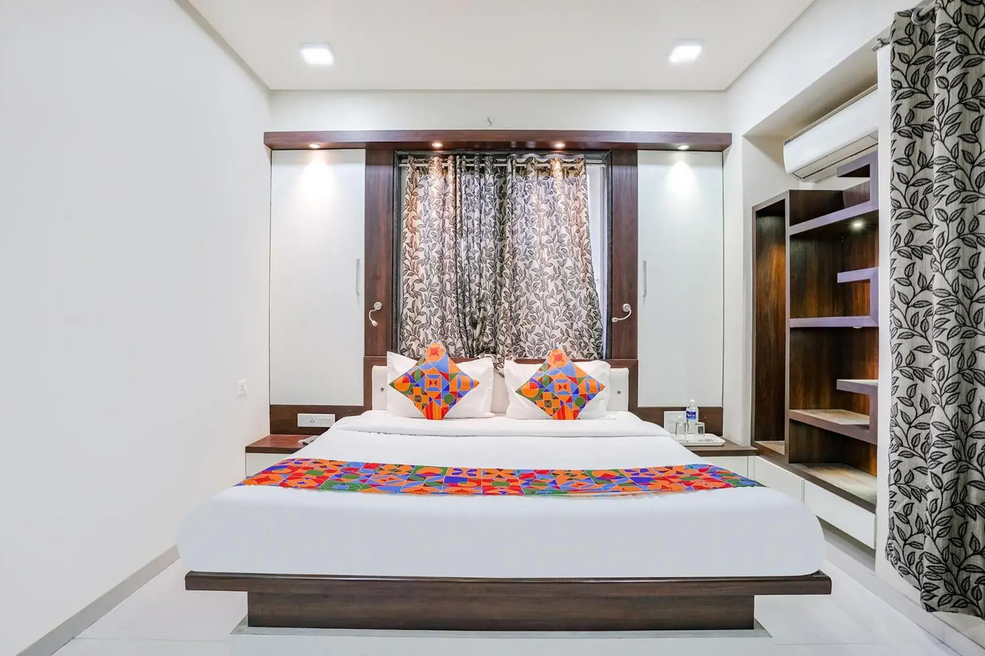 Photo of the whole room, Bed in FabHotel Rudra Residency - Nr Medicover hospital Photo of the whole room, Bed in FabHotel Rudra Residency - Nr Medicover hospital
