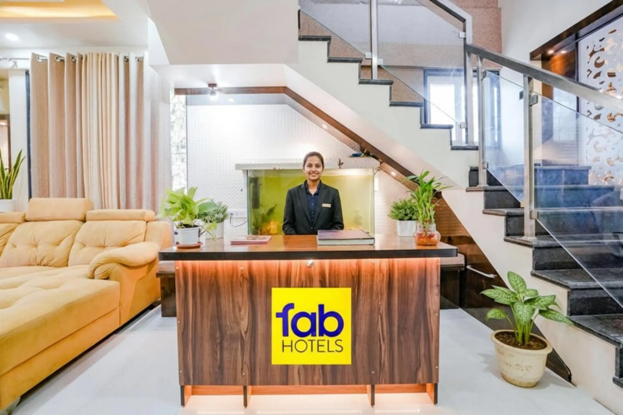 Lobby or reception in Via Rudra Residency - Nr Medicover hospital