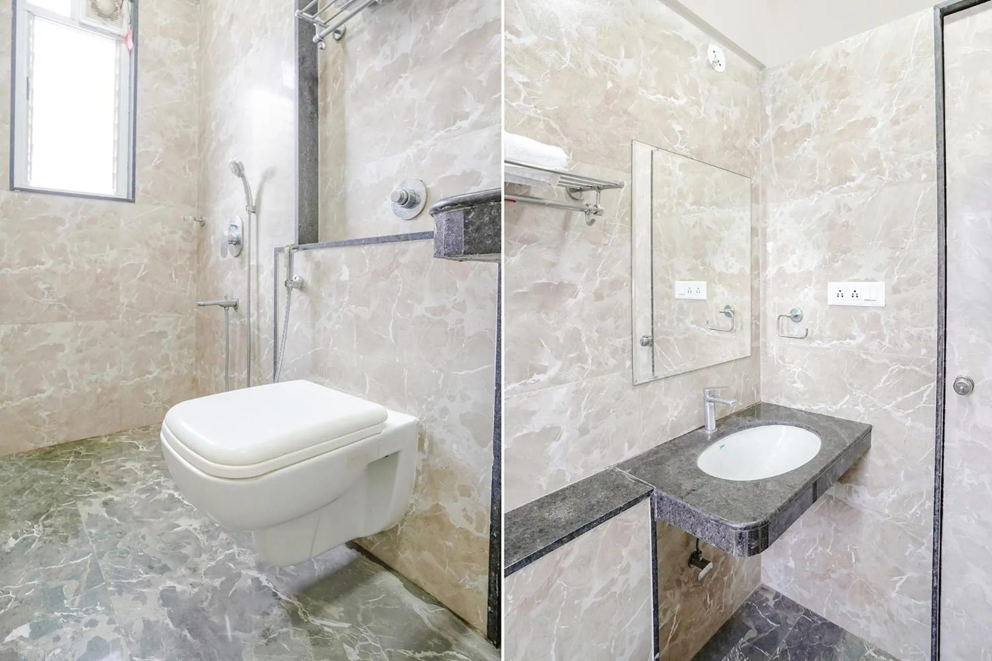 Bathroom in FabHotel Rudra Residency - Nr Medicover hospital