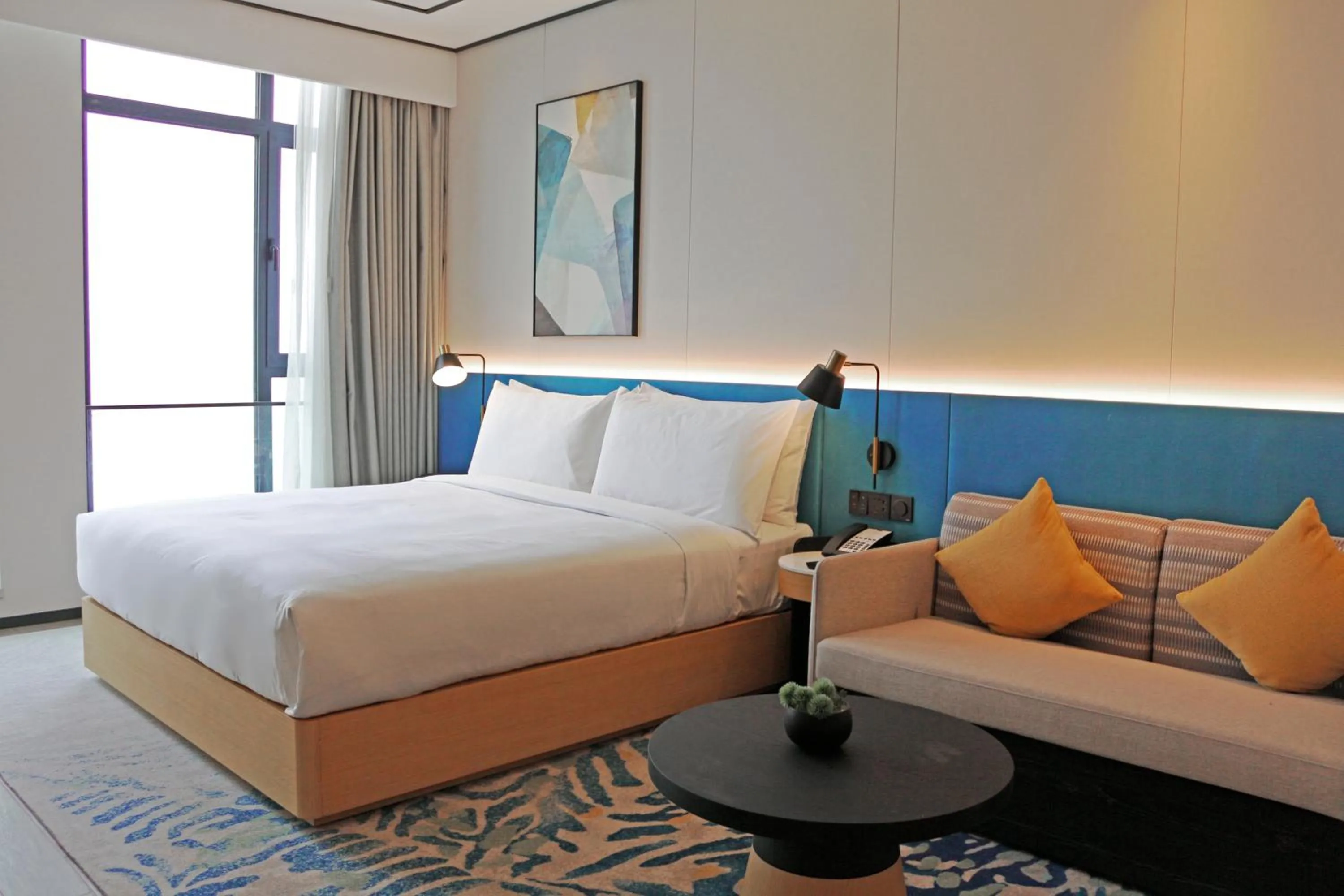 Bed in Hilton Garden Inn Liaocheng Jiangbei Shuicheng