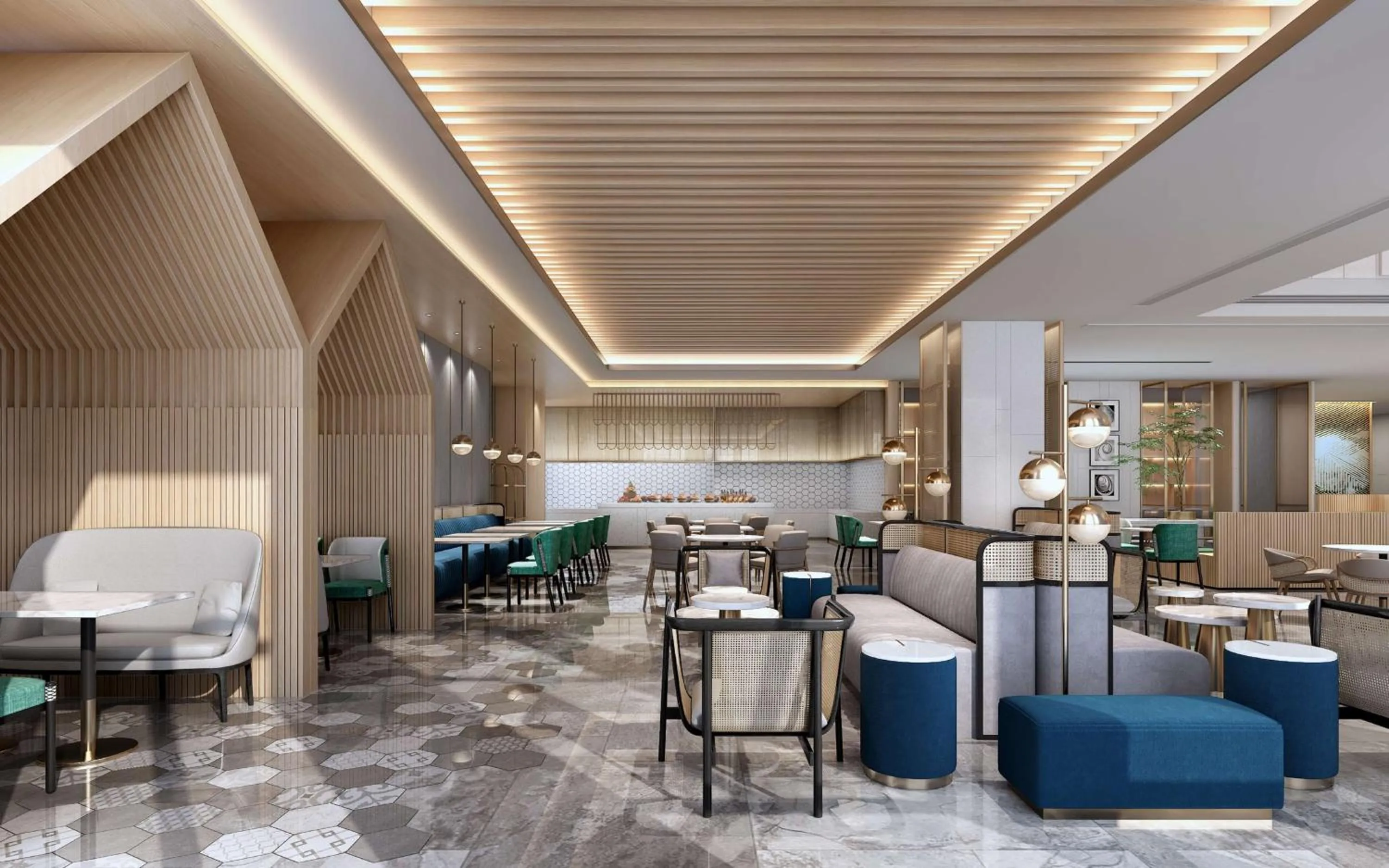 Lobby or reception in Hilton Garden Inn Liaocheng Jiangbei Shuicheng