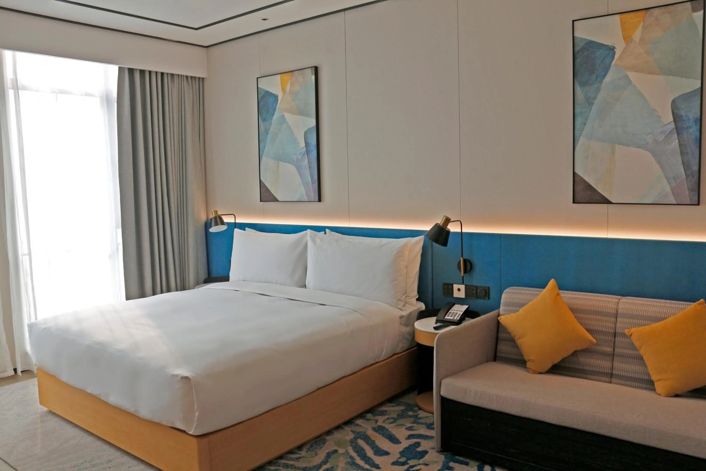 Bed in Hilton Garden Inn Liaocheng Jiangbei Shuicheng
