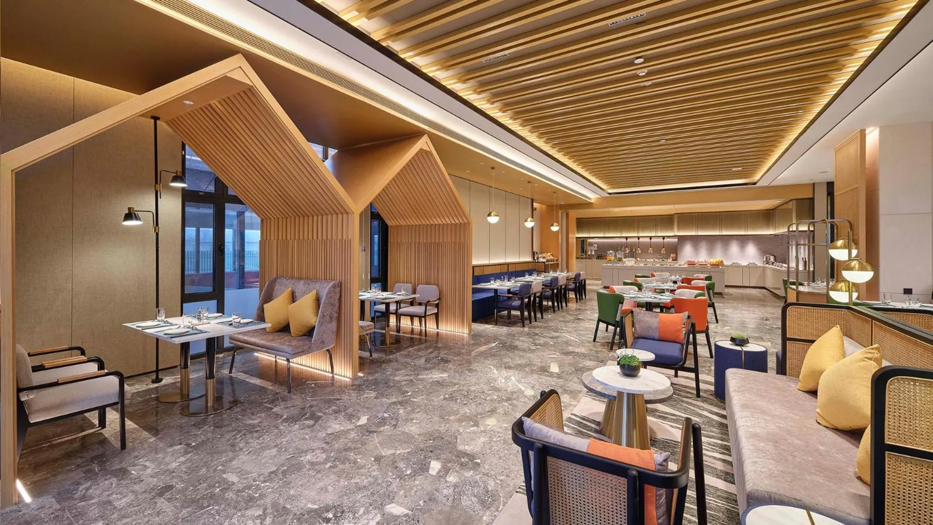 Restaurant/places to eat in Hilton Garden Inn Liaocheng Jiangbei Shuicheng