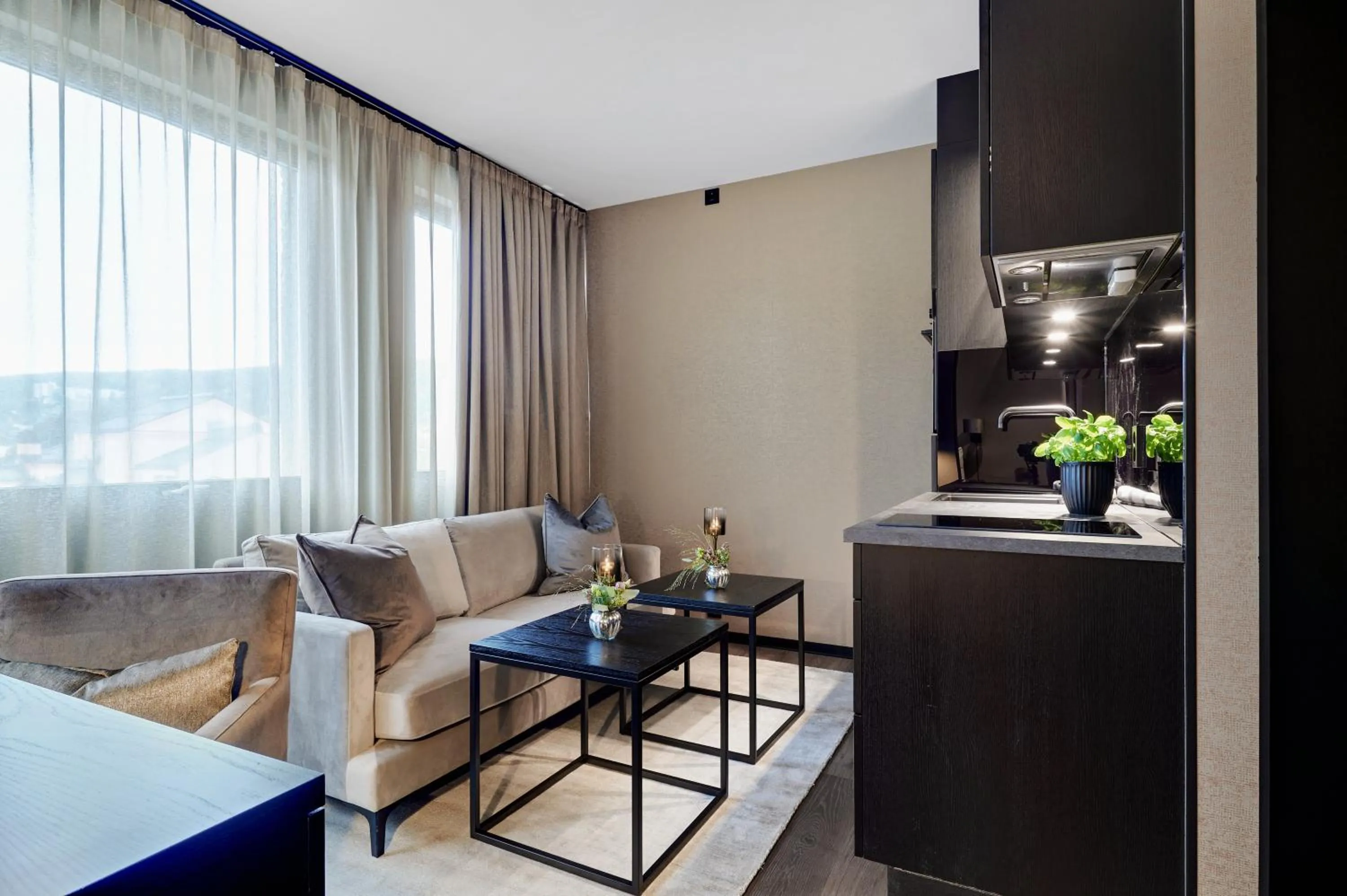 Kitchen or kitchenette in Origo Leilighetshotell- Øvre Storgate 5