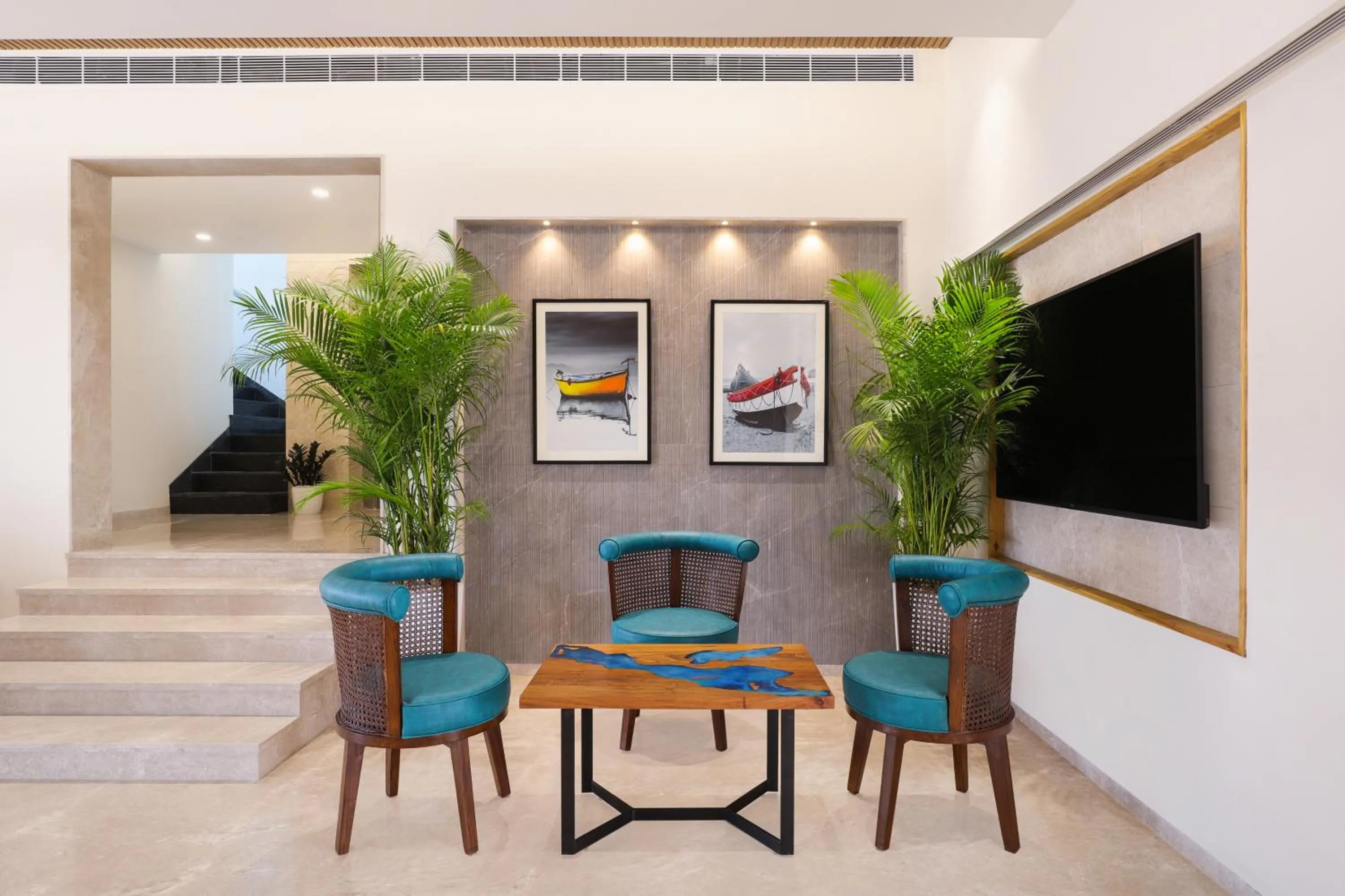 Seating area in Keys Lite By Lemon Tree Hotels Sreekanya