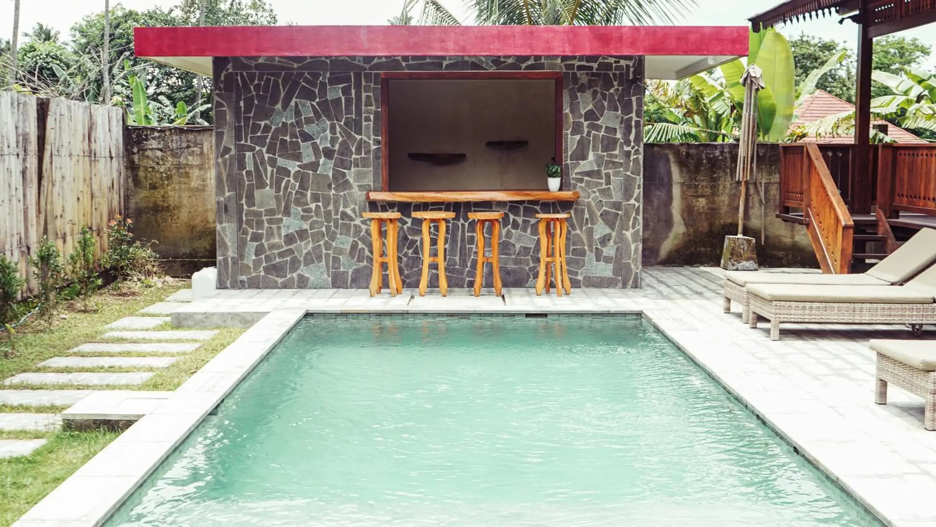 Swimming pool in Madaira Villa Senggigi Swimming pool in Madaira Villa Senggigi