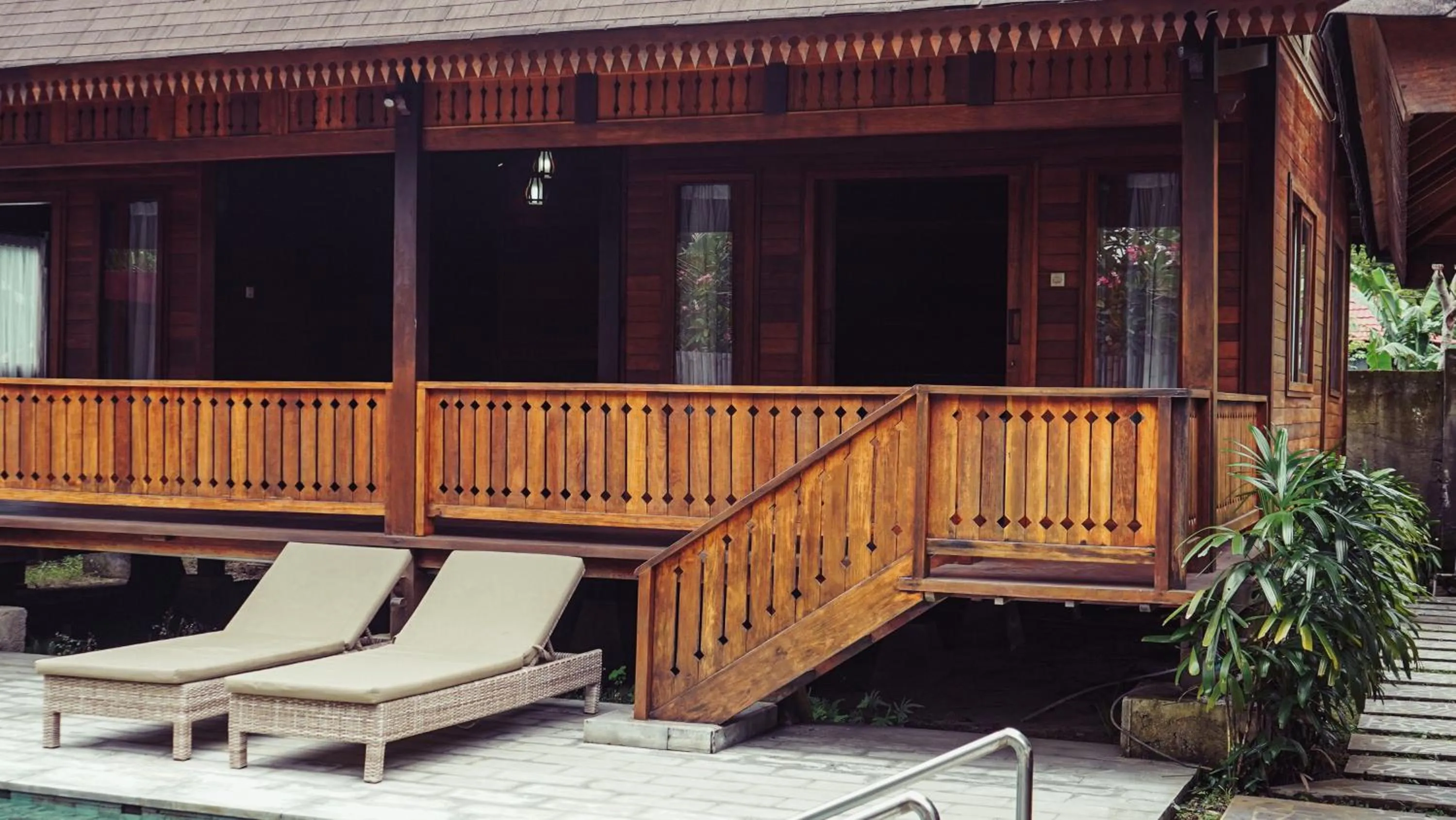 sunbed in Madaira Villa Senggigi