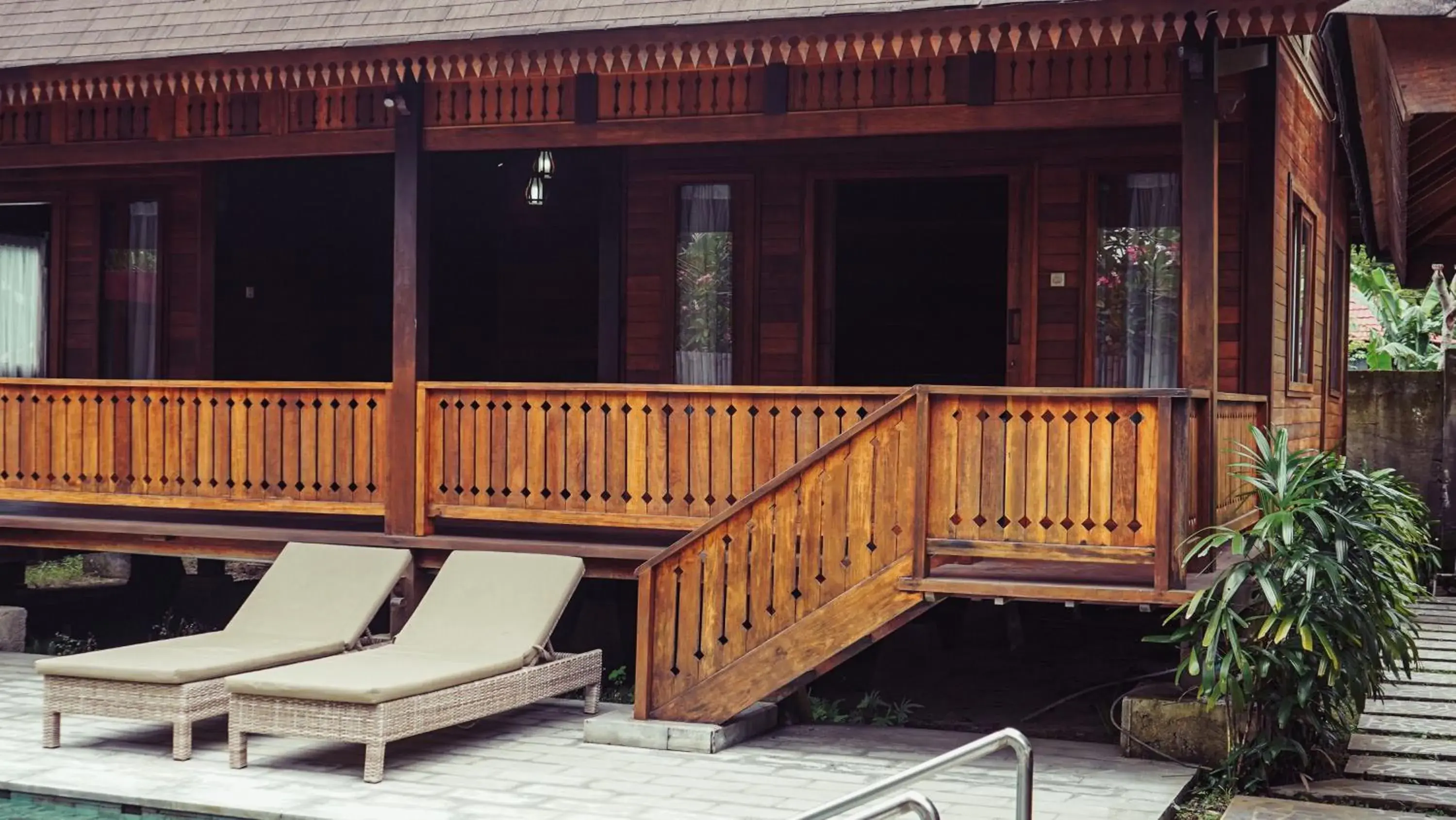 sunbed in Madaira Villa Senggigi sunbed in Madaira Villa Senggigi