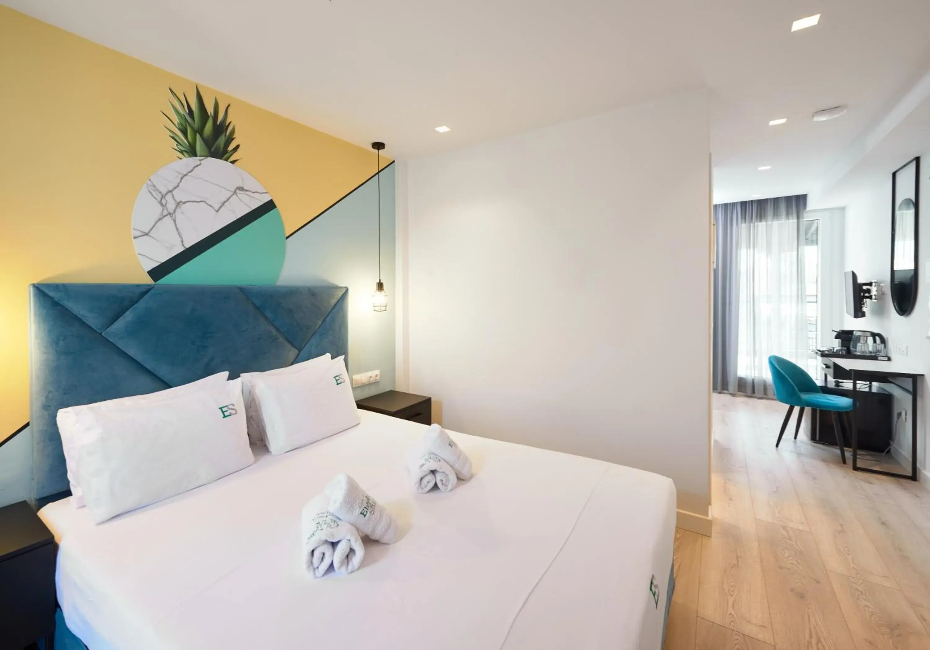 Bed in Urban Elephant Suites Bed in Urban Elephant Suites