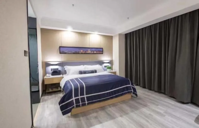 Bed in LanOu Hotel Tongcheng Traditional Chinese Medicine Hospital Easy Home