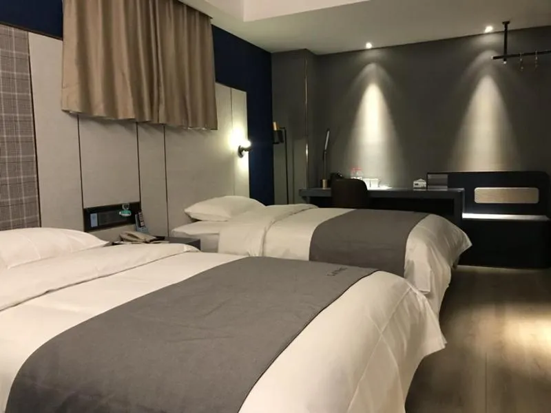 Bed in LanOu Hotel Linyi Lanling Agricultural Park