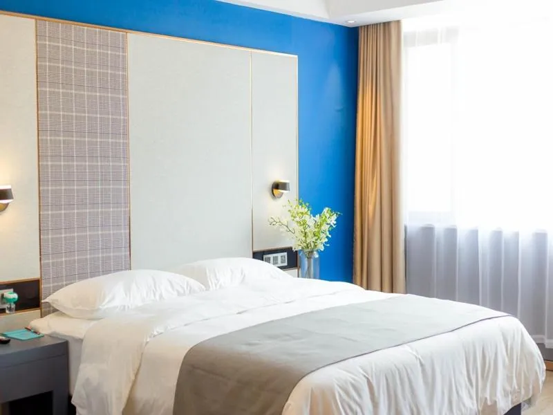 Bed in LanOu Hotel Linyi Lanling Agricultural Park