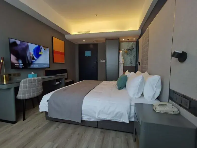 Bed in LanOu Hotel Shijiazhuang Luquan Zoo Scenic Spot Bed in LanOu Hotel Shijiazhuang Luquan Zoo Scenic Spot