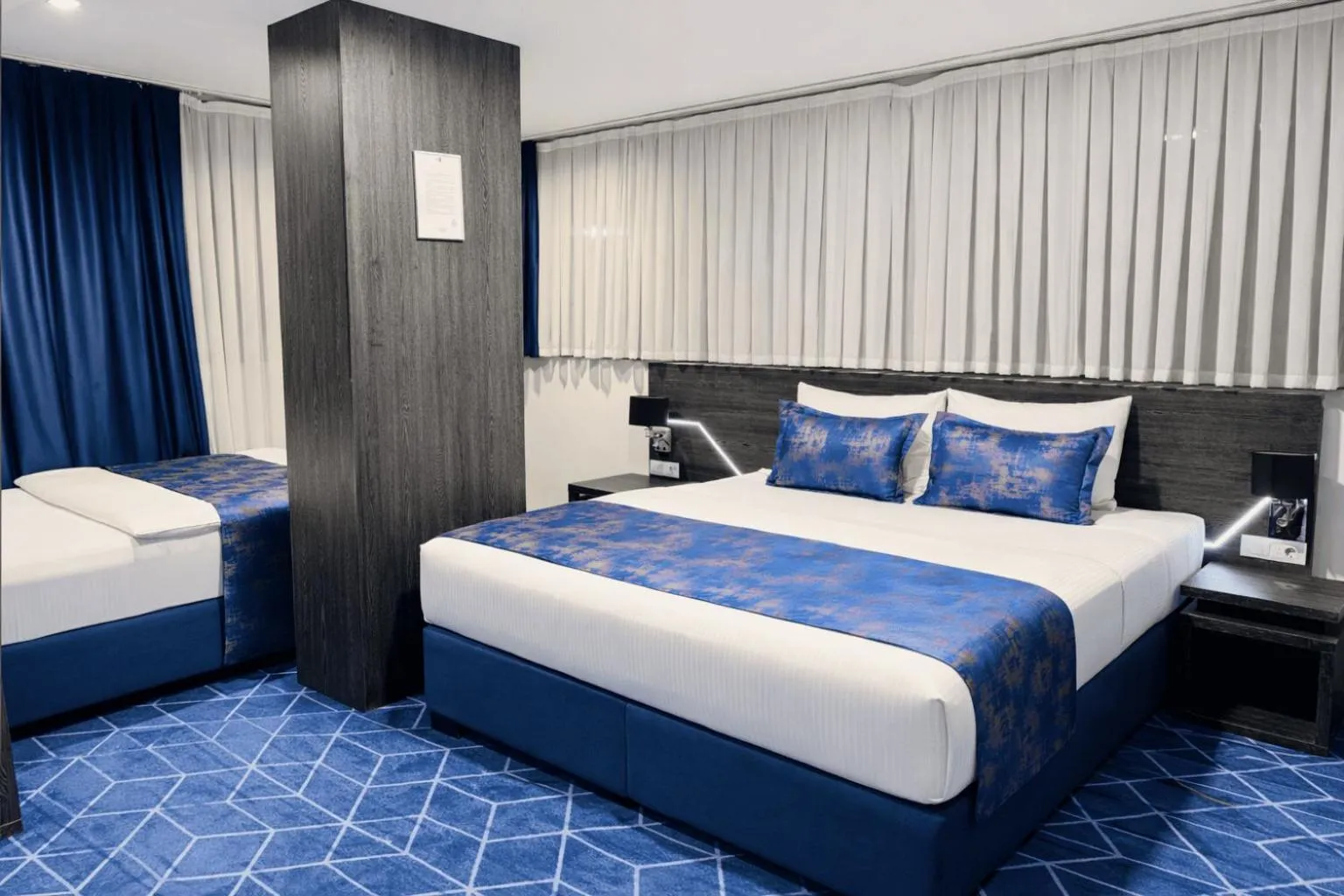 Bed in Hotel Biga