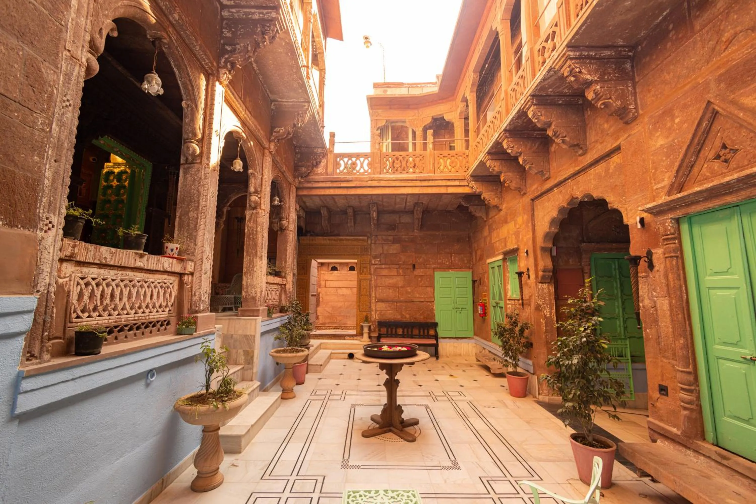 Facade/entrance in Amritara Manak Haveli, Jodhpur