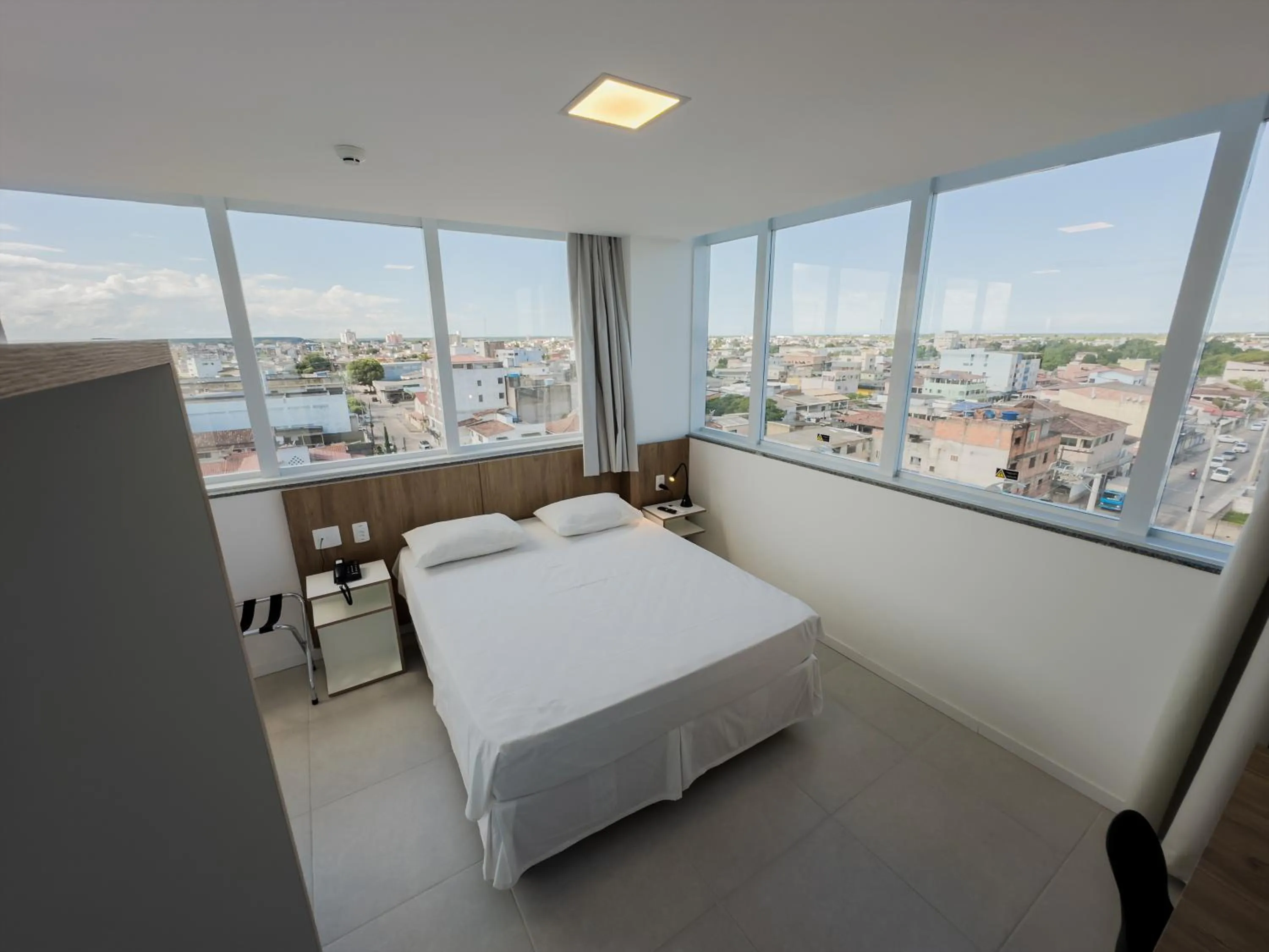 View (from property/room), Bed in Go Inn São Mateus