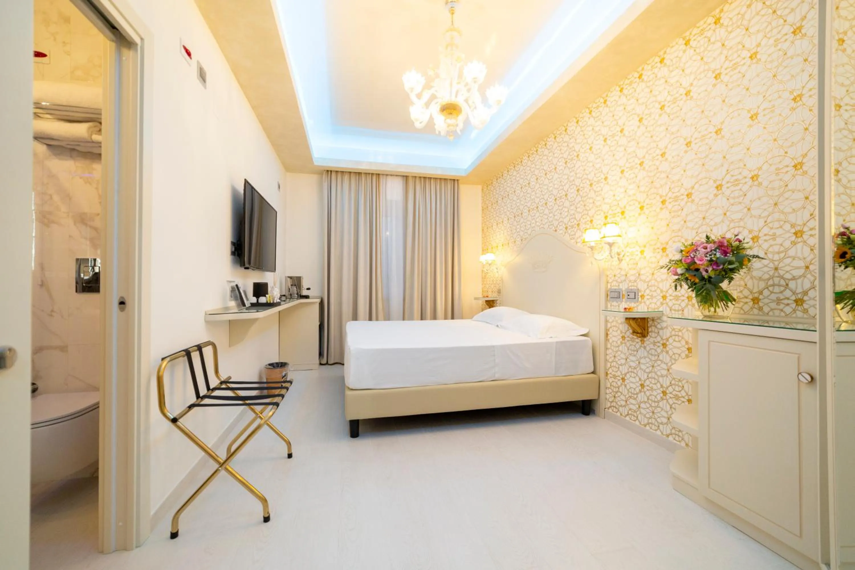 Bed in Leucosya Luxury Rooms
