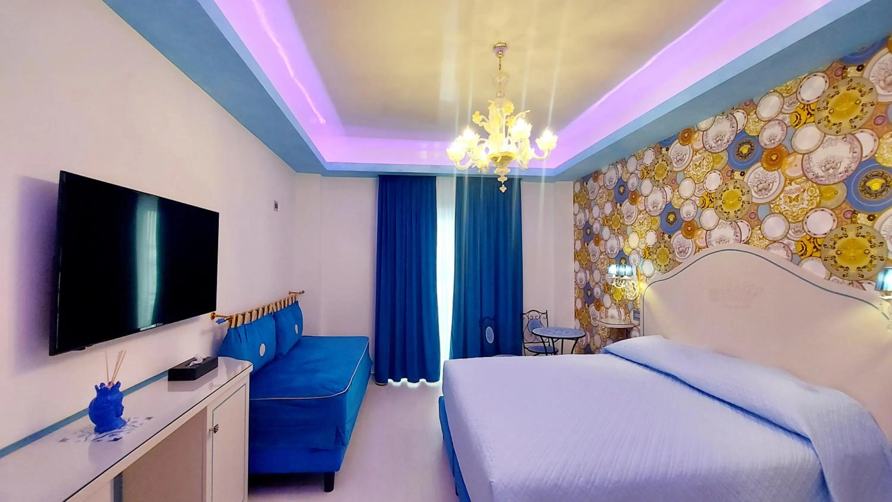 Bed in Leucosya Luxury Rooms