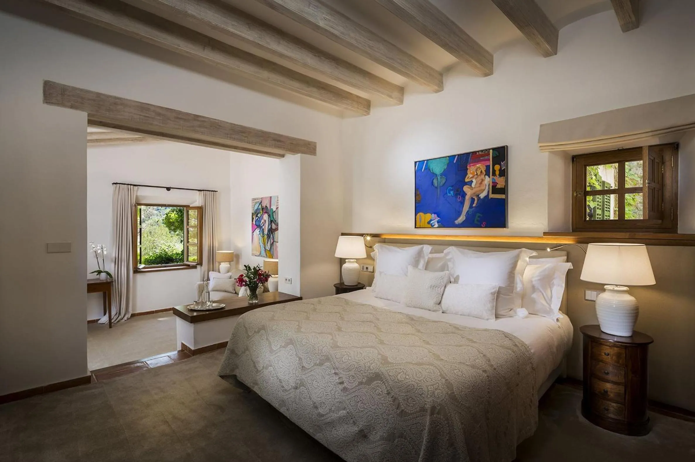 Property building, Bed in La Mejor Vista Banyalbufar Mallorca